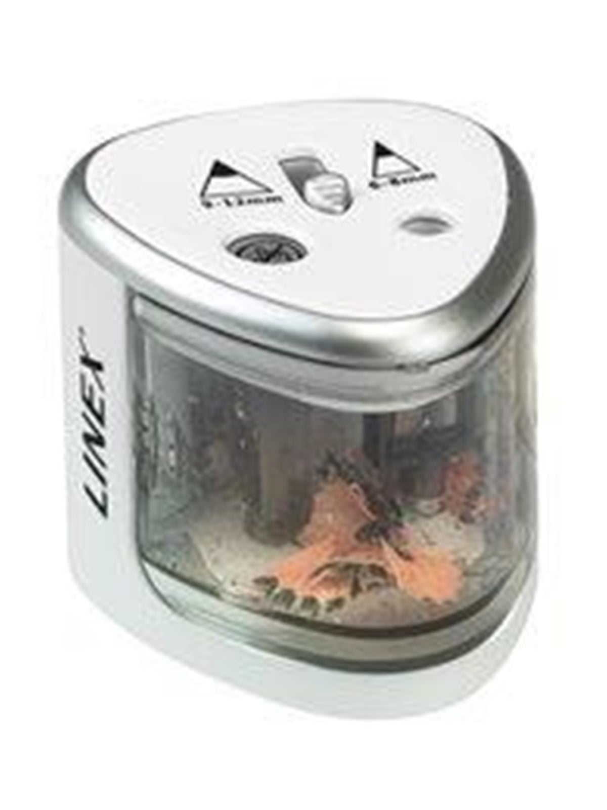 Linex Battery-operated Pencil Sharpener Double White - Schreibtischzubehoer - 400114752