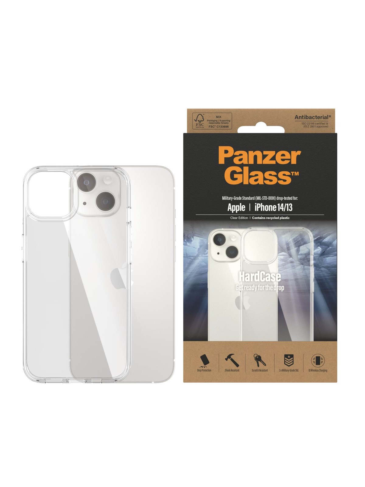 Panzerglass Hardcase Apple Iphone 14 | 13 | Clear - Handys Cover Cases - Panzer0401