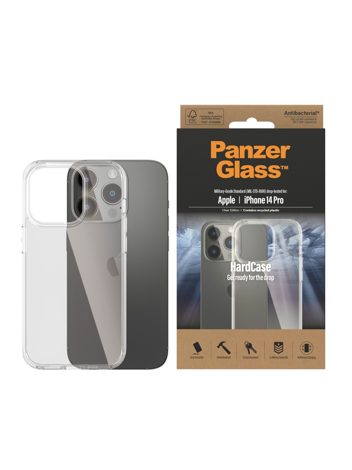 Panzerglass Hardcase Apple Iphone 14 Pro | Clear - Handys Cover Cases - Panzer0402