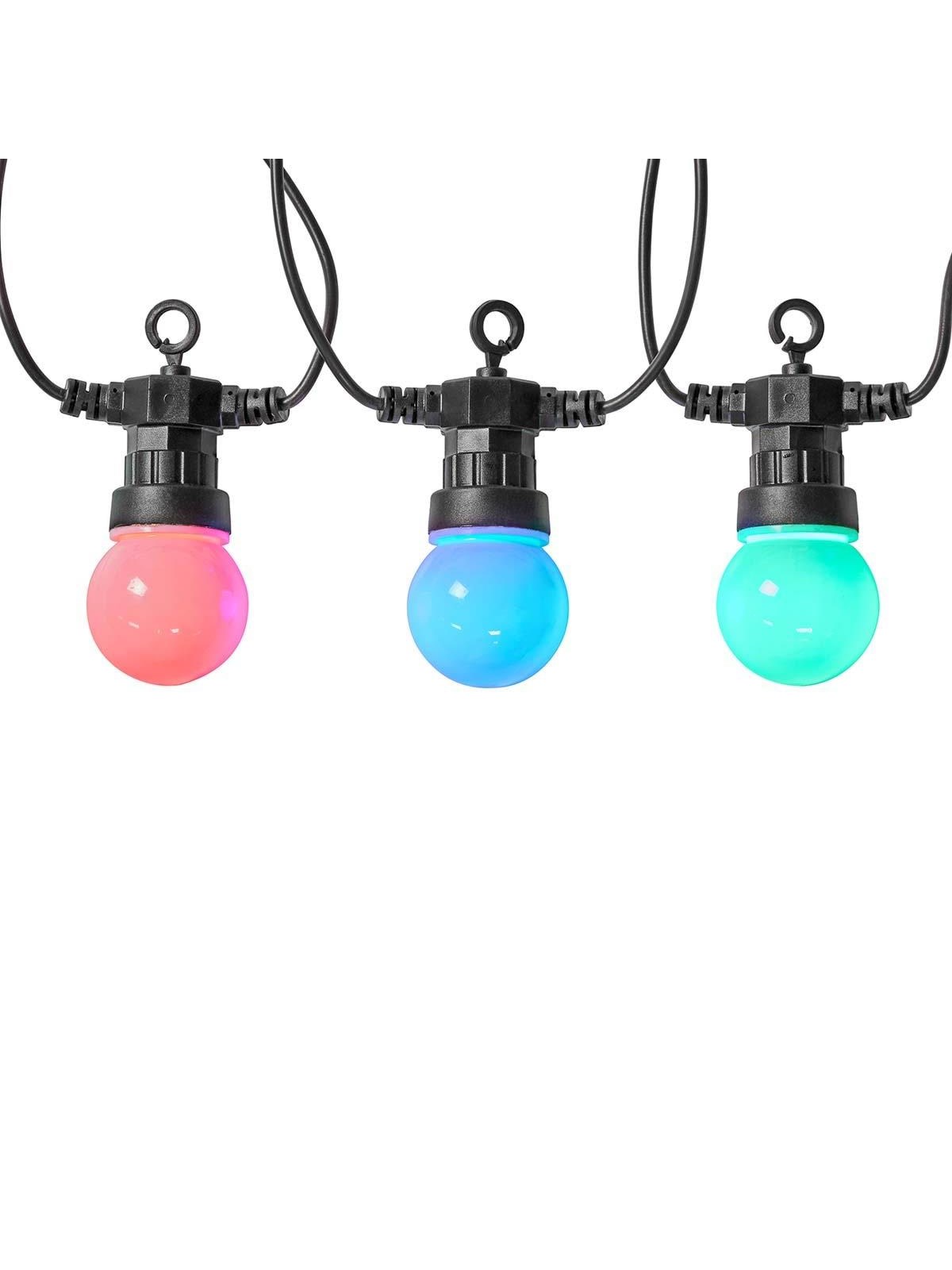 Nedis Smartlife Party Light Bulbs - 9 Meters With 10 Bulbs - Rgb - Smart Home - Wifilp03c10