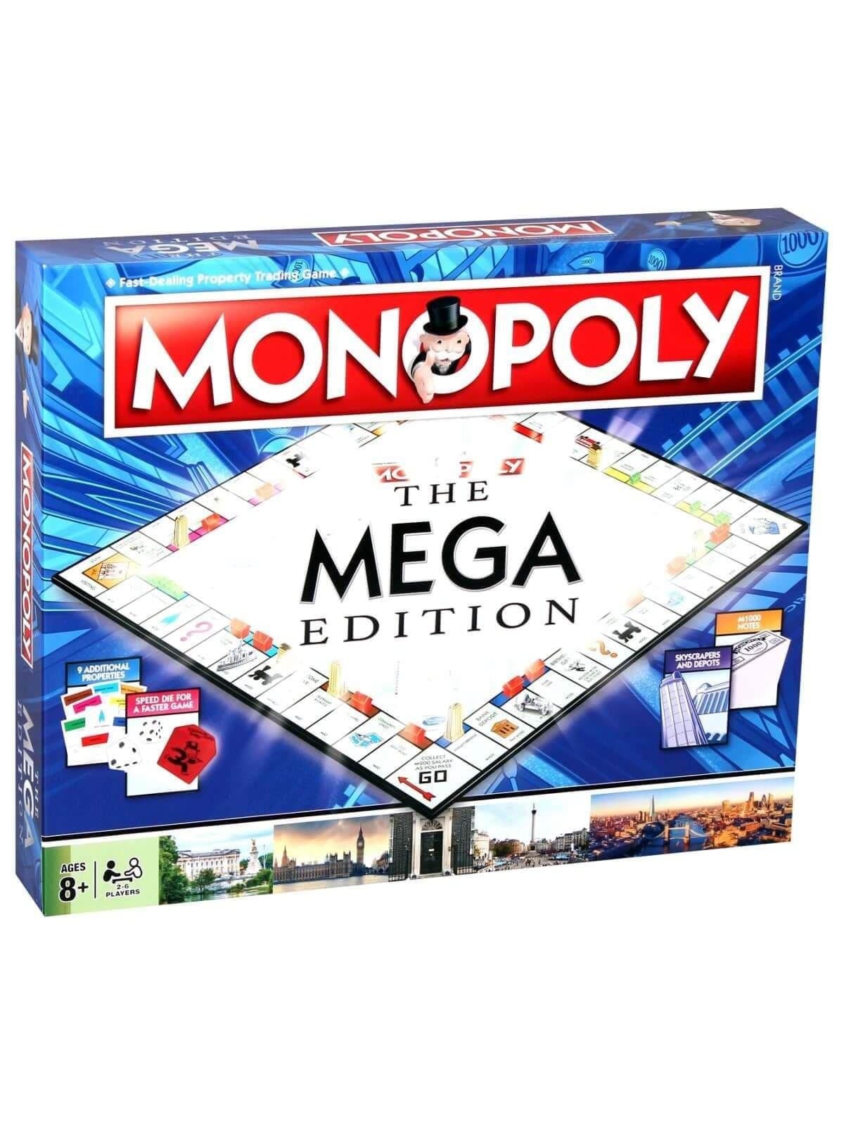 Winning Moves Monopoly Mega Edition (English) - Brettspiele - 5053410002459