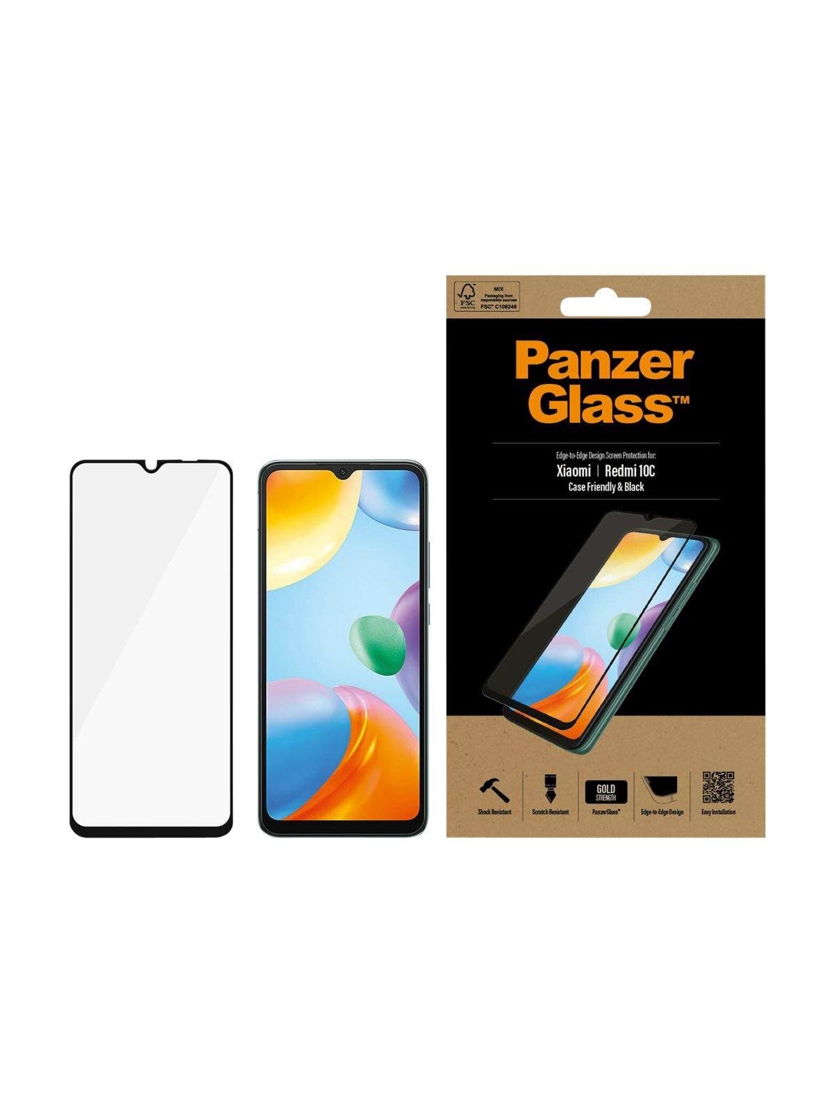 Panzerglass Screen Protector Xiaomi Redmi 12c | 10c - Handys Schutzfolie - Panzer8060