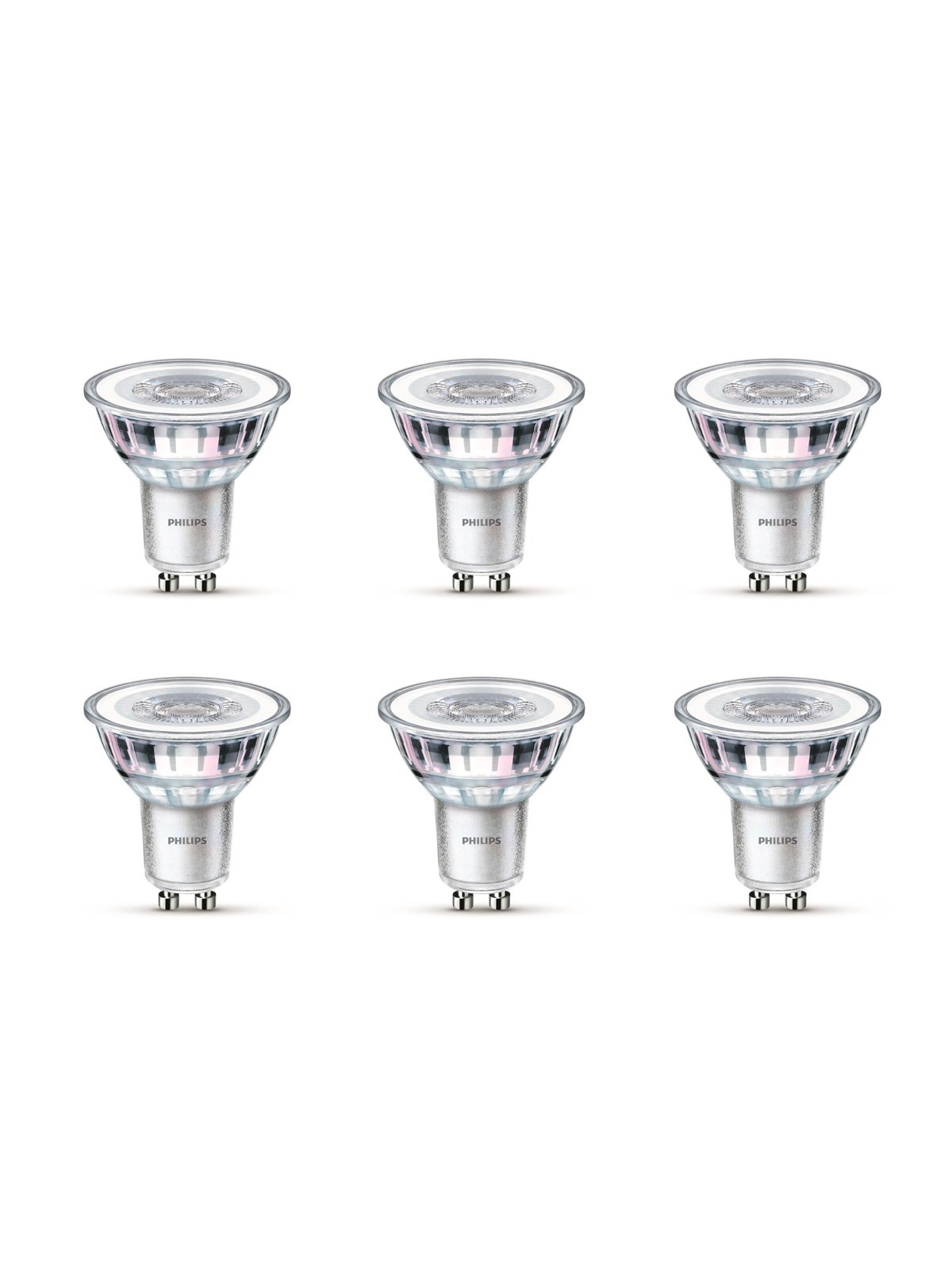Philips Led-lampe Ledclassic 3.5w/827 (35w) 6-pack Gu10 - Led Birnen - 929001217896