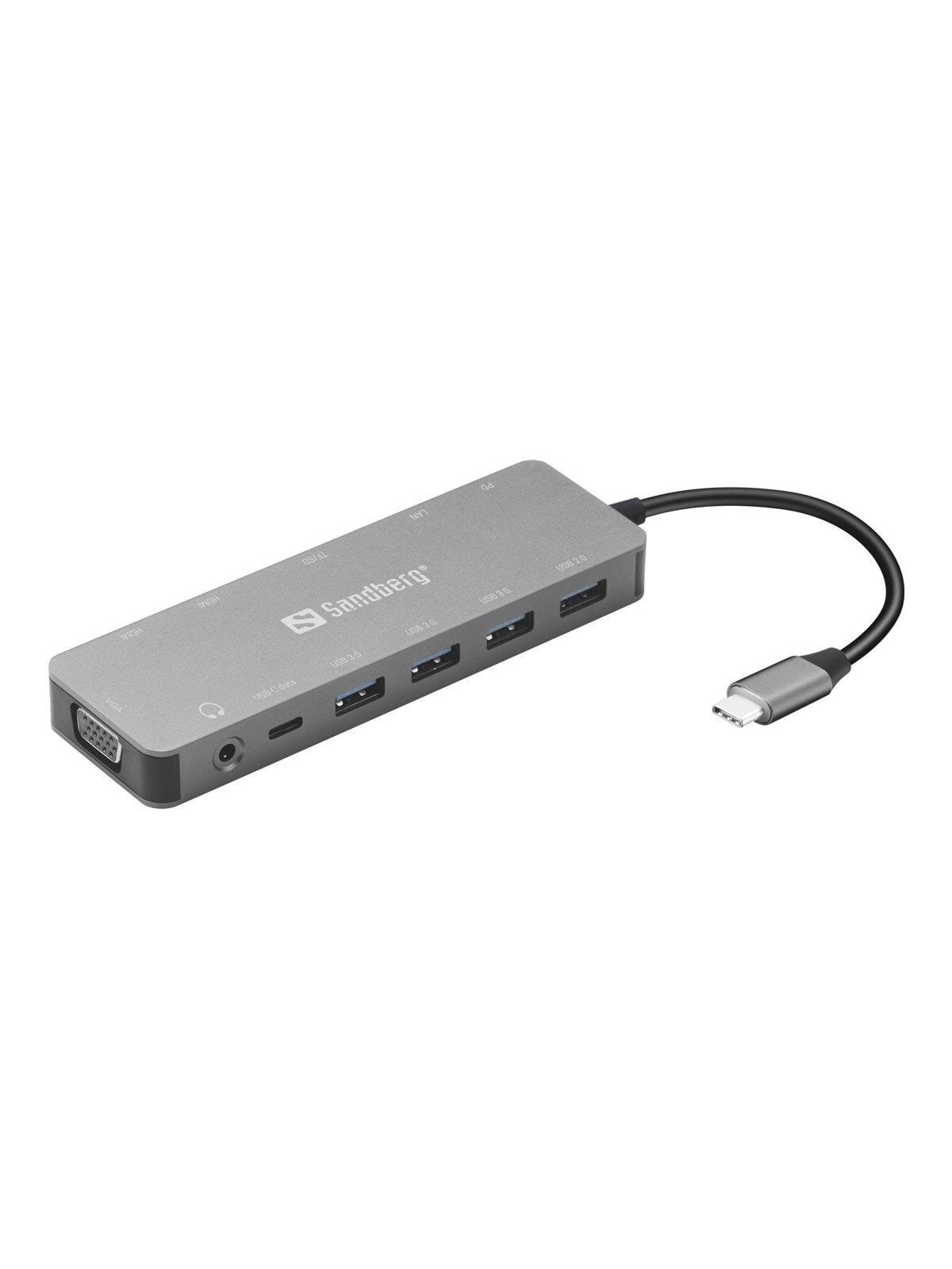 Sandberg Usb-c 13-in-1 Travel Dock - Dockingstationen - 136-45