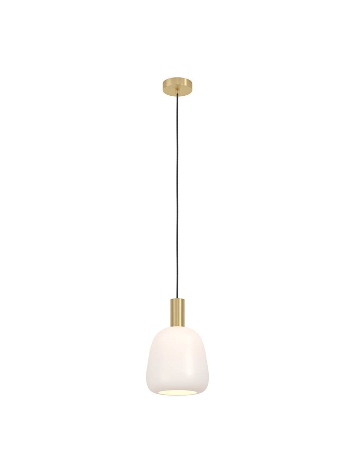 Eglo Manzanares Pendant E27 Ø225 Brushed Brass - Lampen - 900305
