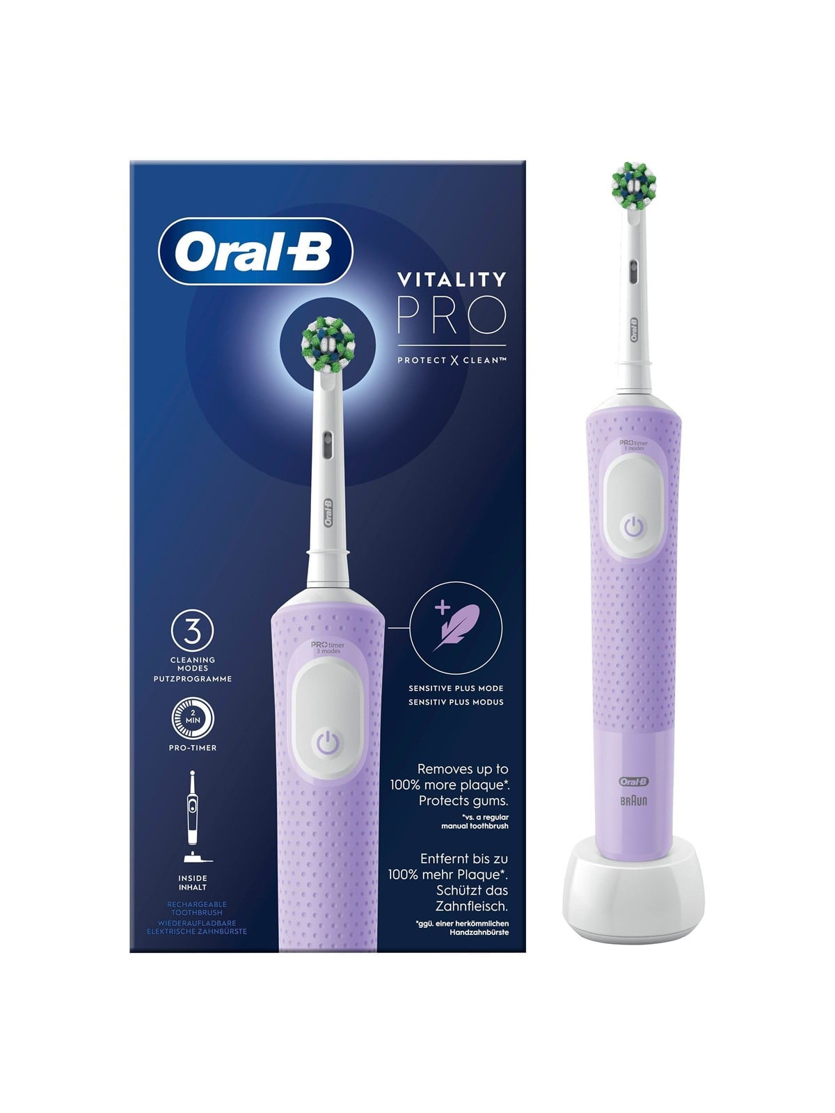 Oral-b Elektrische Zahnbürste Vitality Pro Lilac - Elektrische Zahnbuersten - 4210201426967