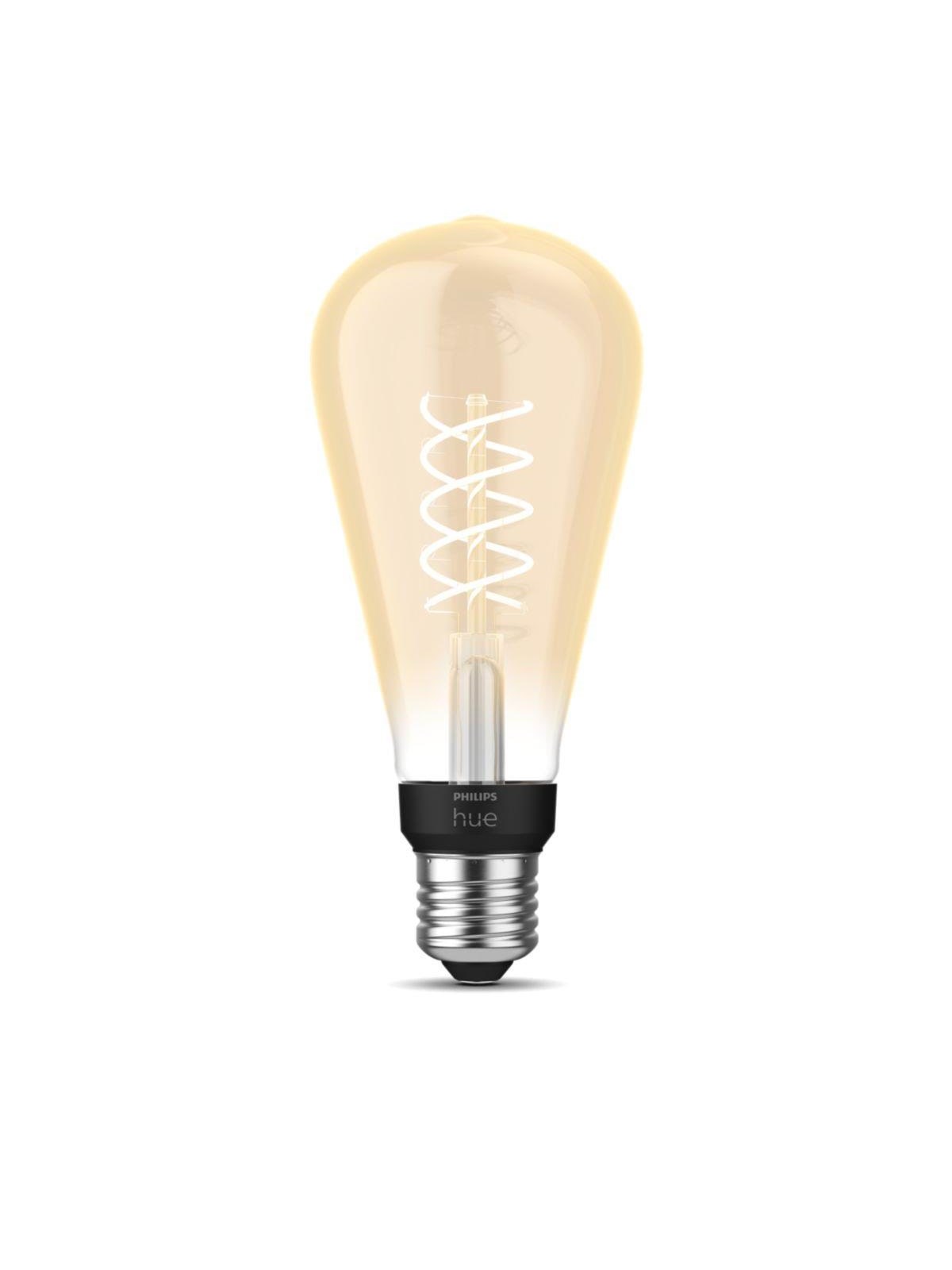 Philips Hue Filament Edison St72, 7W, White Filament, E27 - Smart Home - 929003052301