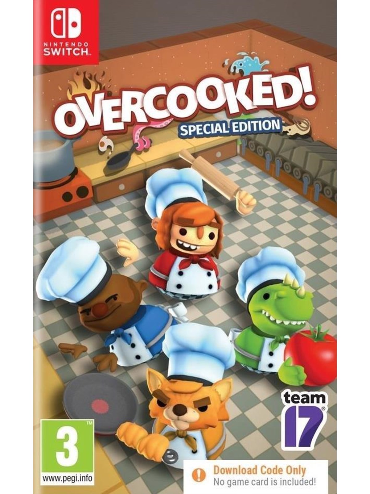 Overcooked! 2 (Code in a Box) - Nintendo Switch - Action - Pegi 3 - Spiele - 5056208818058