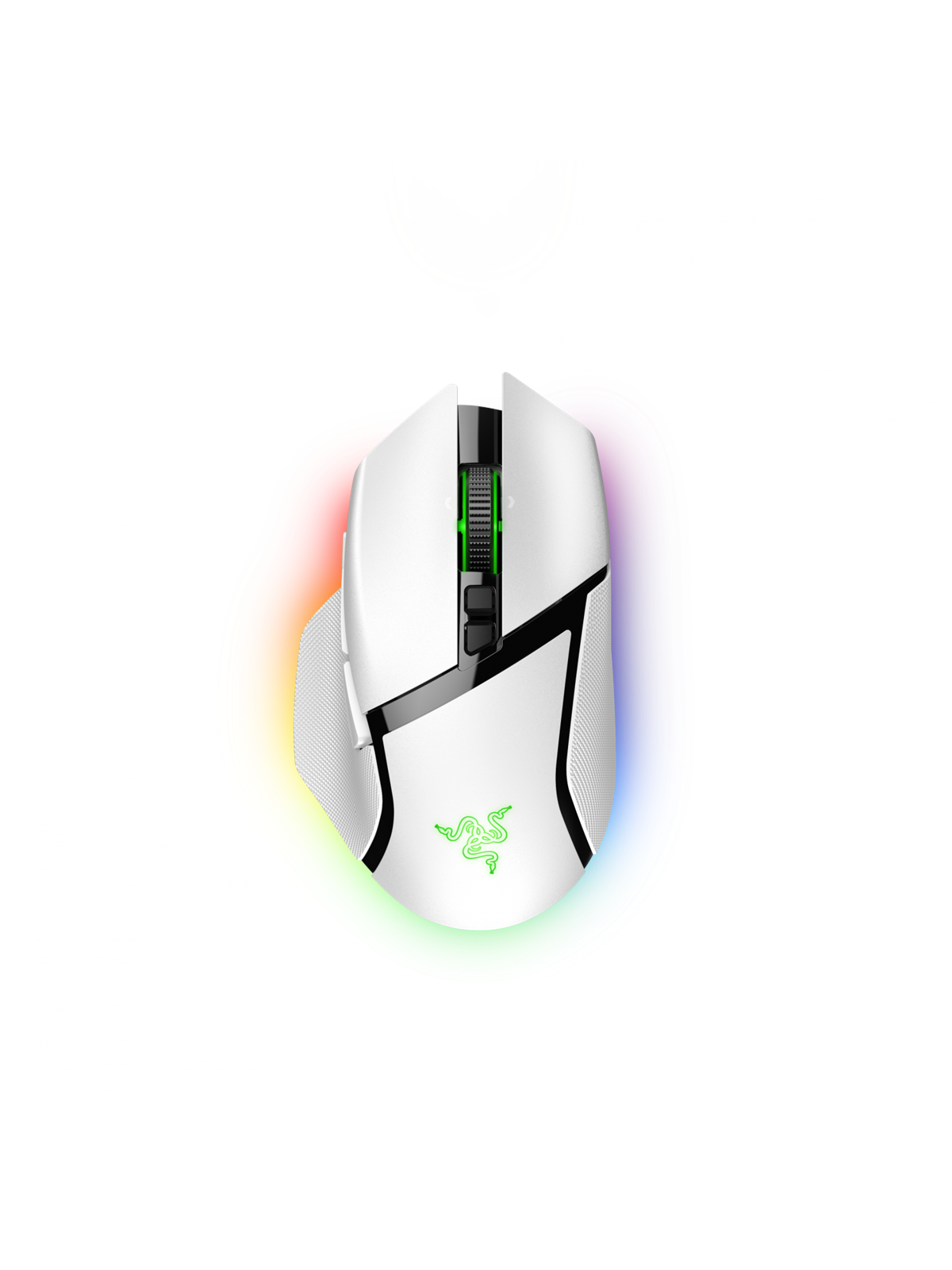 Razer Basilisk V3 Pro - Gaming Maus (Weiß Mit Rgb Licht) - Rz01-04620200-r3g1