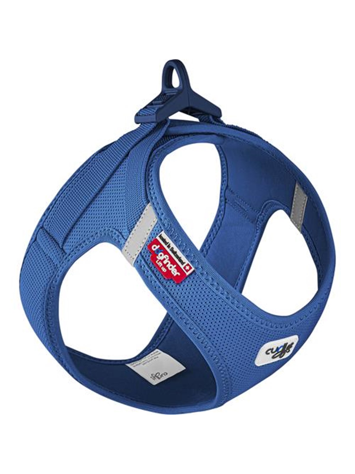Curli Vest Harness Clasp Air-mesh - Blue (M) - Hunde - H19023