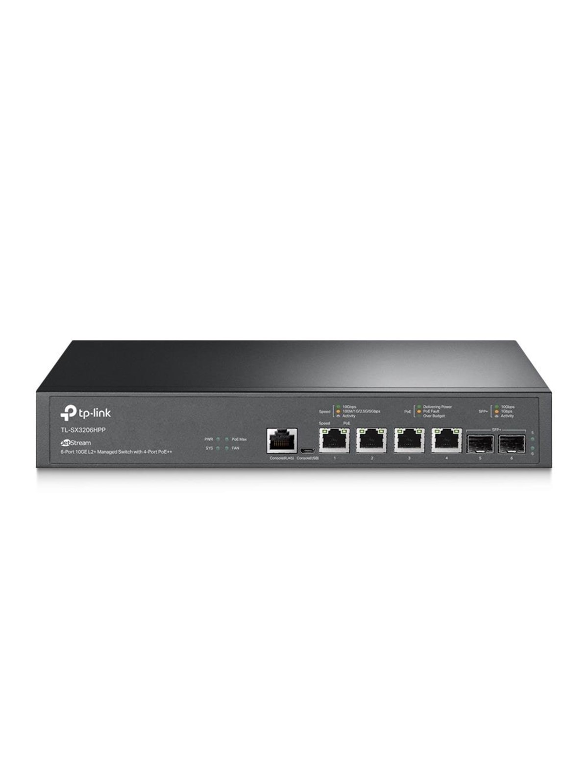 Tp-link Tl-sx3206hpp Jetstream 6-port 10ge L2+ Managed Switch With 4-port Poe++ - Switches