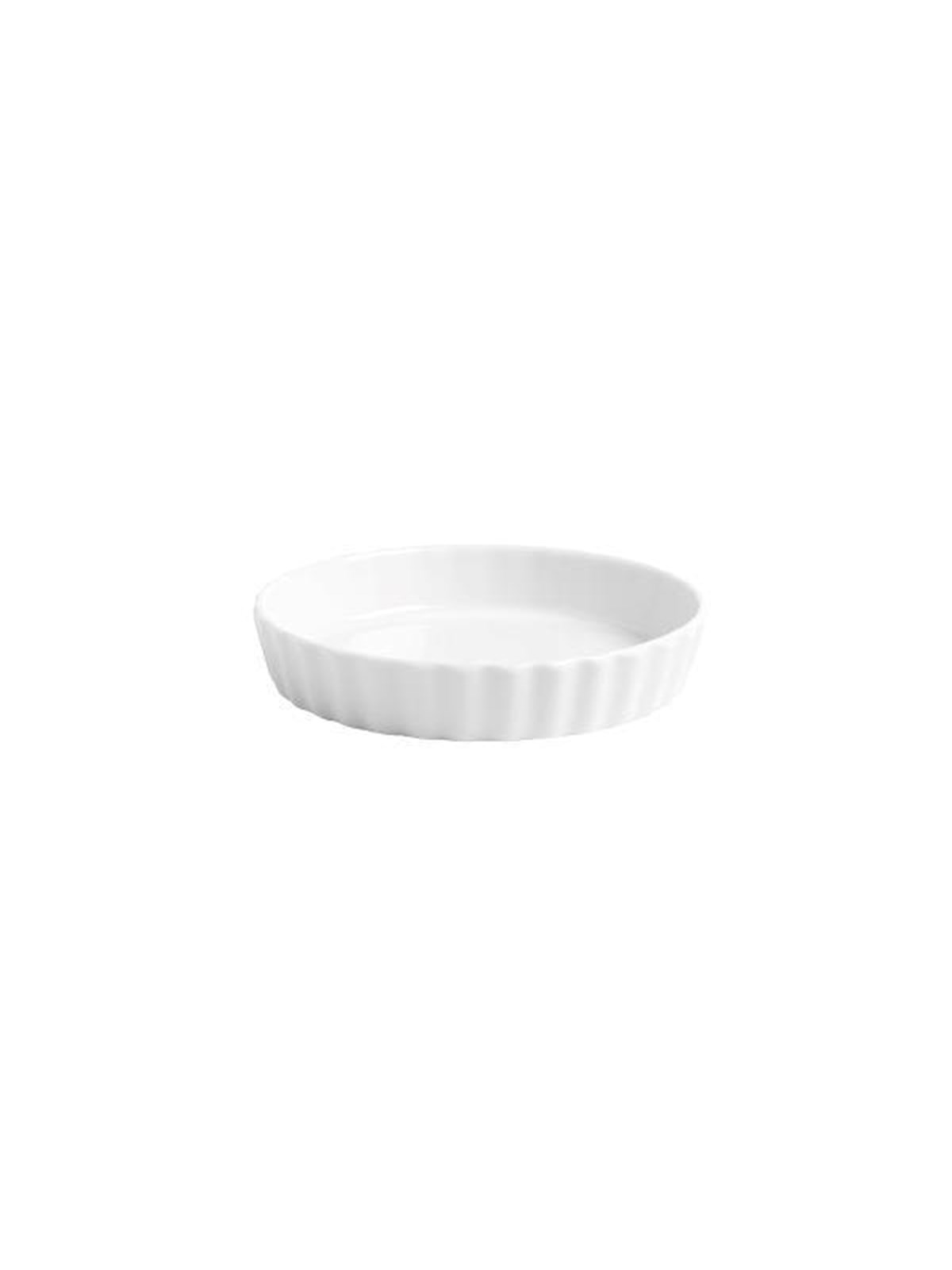 Pillivuyt Pie Dish no. 2 - 13.5 x 2.5 cm - White - Kuechenzubehoer - 18848