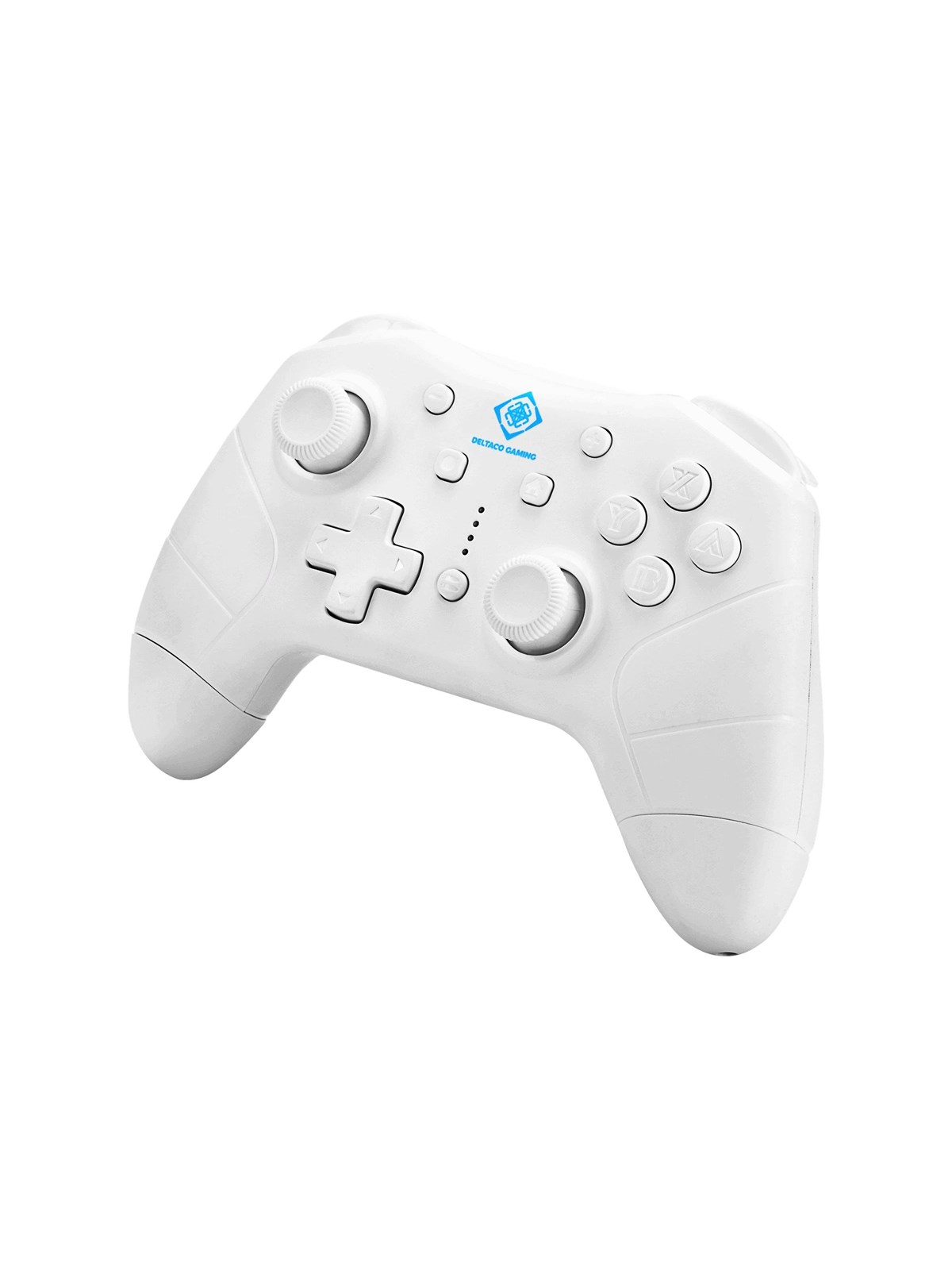 Deltaco Nintendo Switch Bluetooth Controller - White - Wireless Controller - Android - Gaming Zubehoer - Gam-103-w