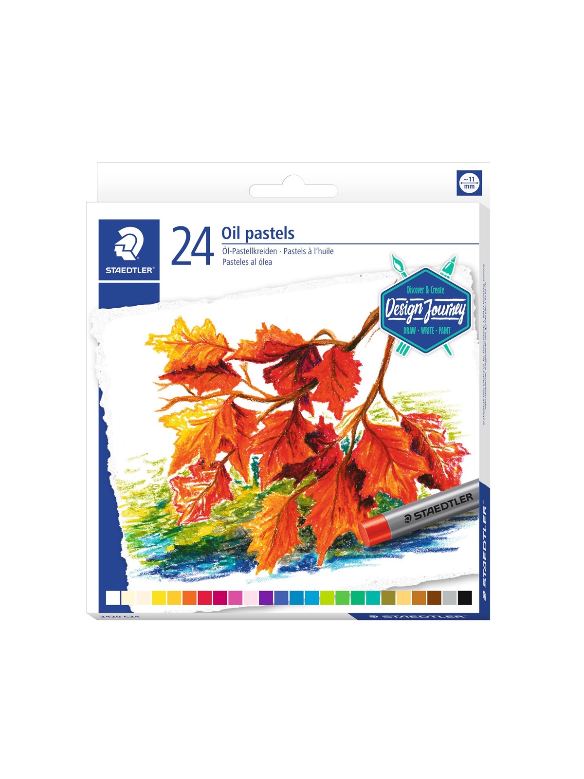 Staedtler Oil Pastel 24 Pcs. Box - Utensilien Zum Schreiben Und Zeichnen - 2420 C24