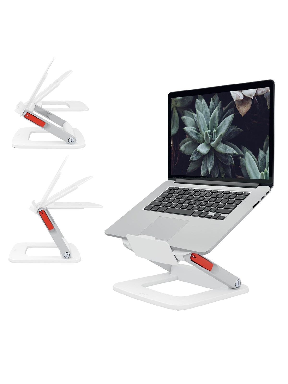 Leitz Ergo Verstellbarer Multi-winkel Laptopständer, 63% Recycelter Kunststoff, Weiß - Systemzubehoer - 64240001