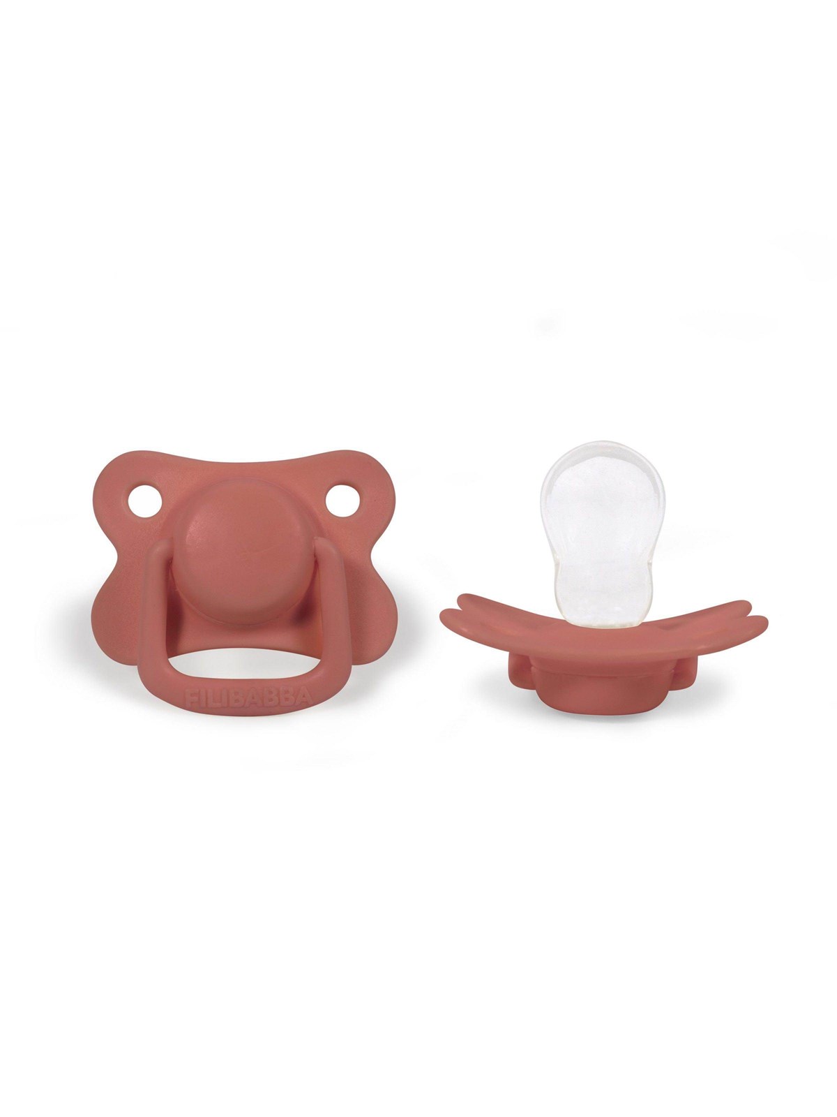 Filibabba Pacifiers 2-pack - Coral +6 Months - Babypflege - Fi-ph056