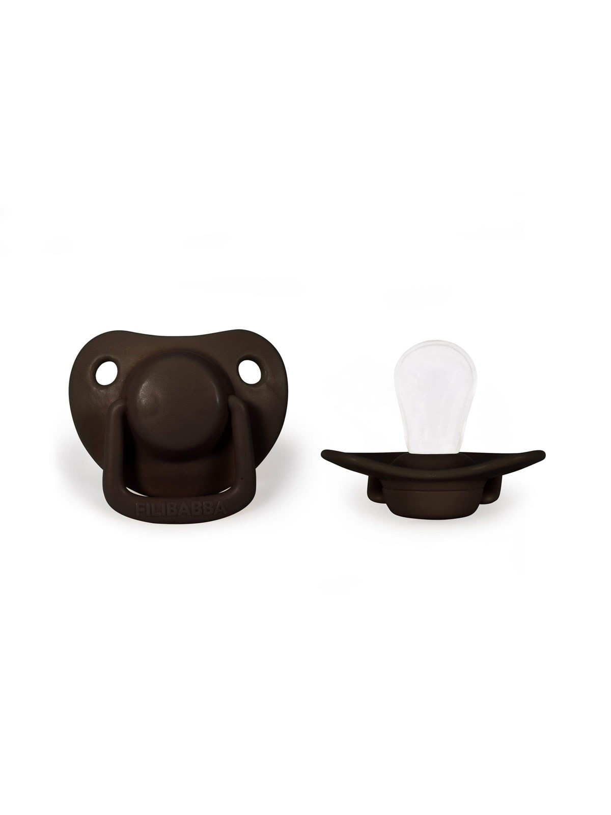 Filibabba Pacifiers 2-pack - Chocolate 0-6 Months - Babypflege - Fi-ph011