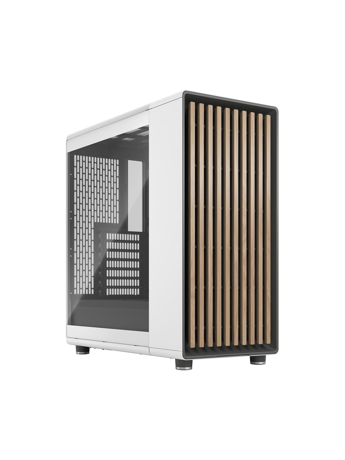 Fractal Design North TG - Chalk White - Gehäuse - Miditower - Weiß - Gehaeuse - Fd-c-nor1c-04