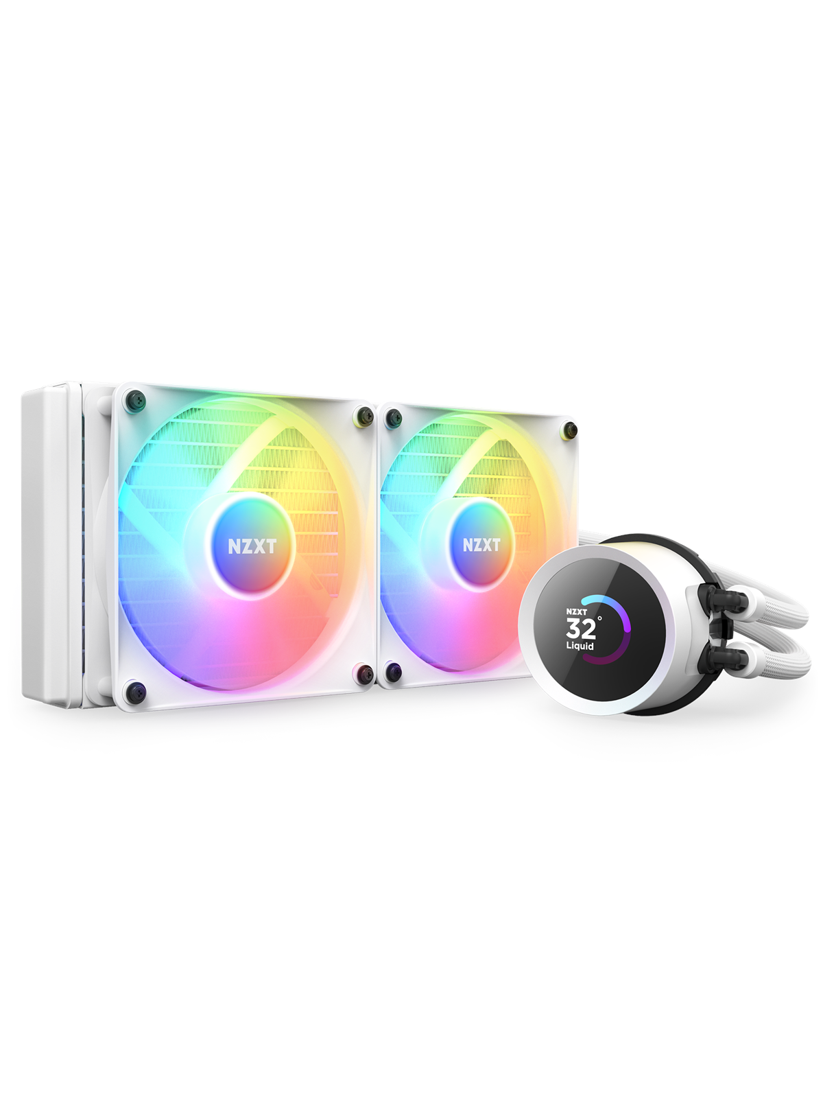 Nzxt Kraken 240 White Rgb - Cpu-wasserkühlung - Max 31 Dba - Cpu Kuehler - Rl-kr240-w1