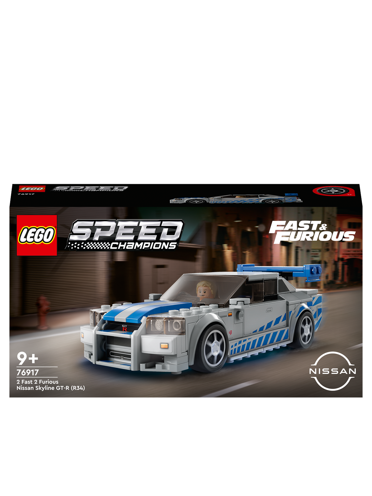 Lego Speed Champions 76917 2 Fast 2 Furious - Nissan Skyline Gt-r (R34)