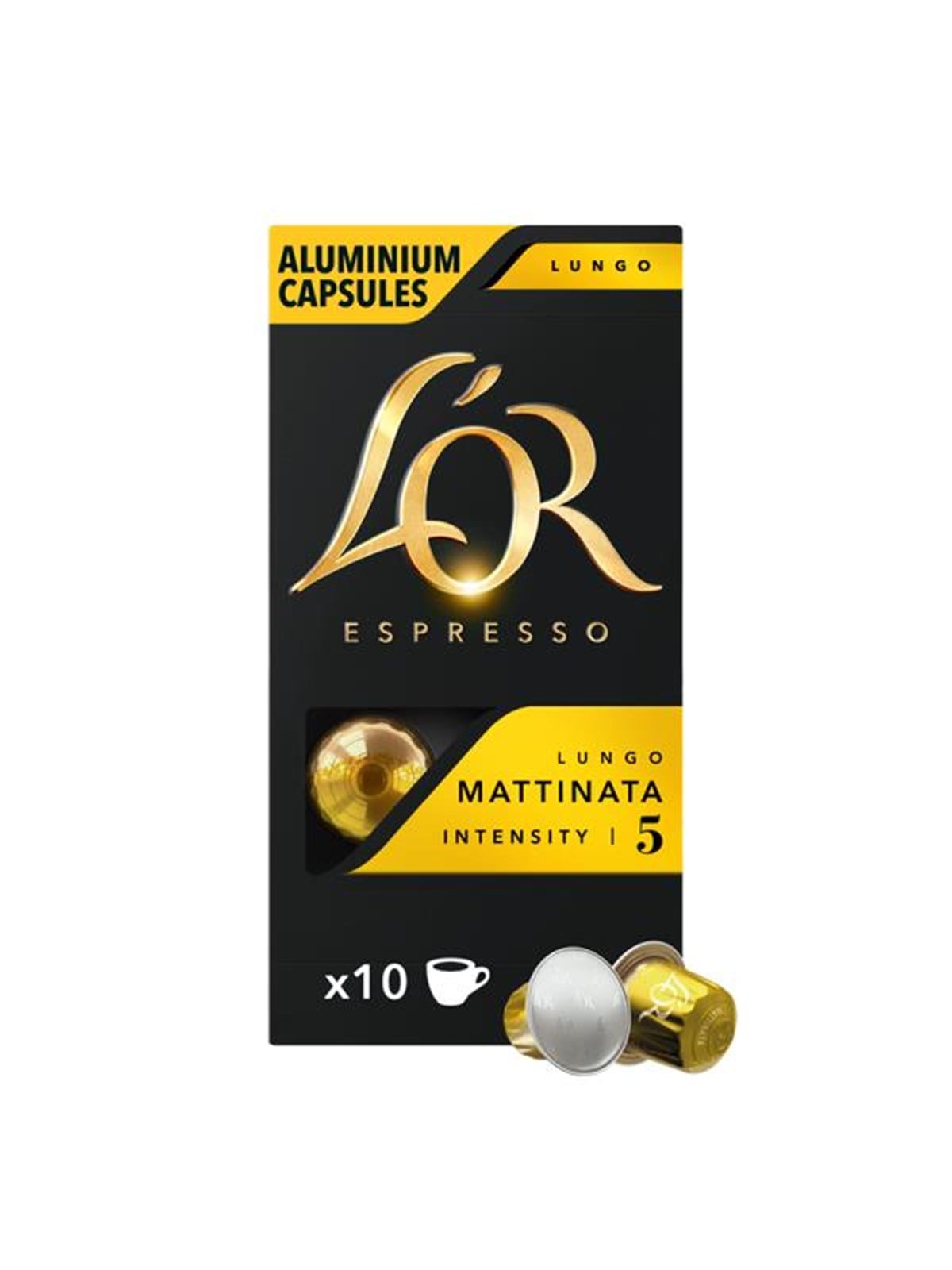 L'or Capsules Lungo Mattinata - 10 Pcs - Kaffeezubereitung - 4028595