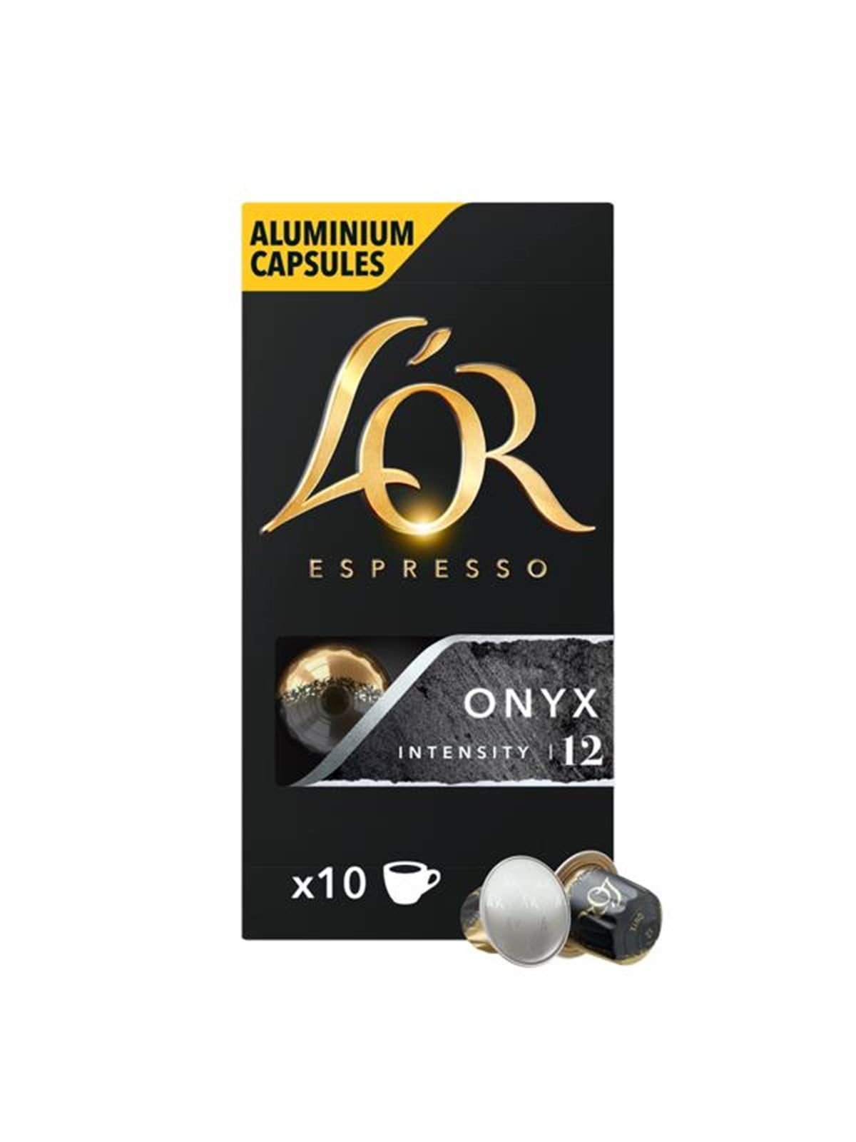 L'or Capsules Espresso Onyx - 10 Pcs - Kaffeezubereitung - 4028603