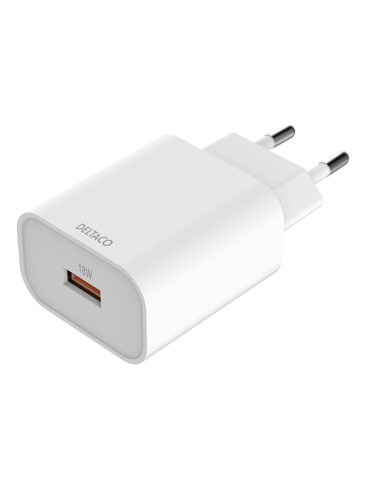 Deltaco Usb-ac182 Power Adapter - Usb Type A - 18 Watt - Handys Adapter Und Ladegeraete