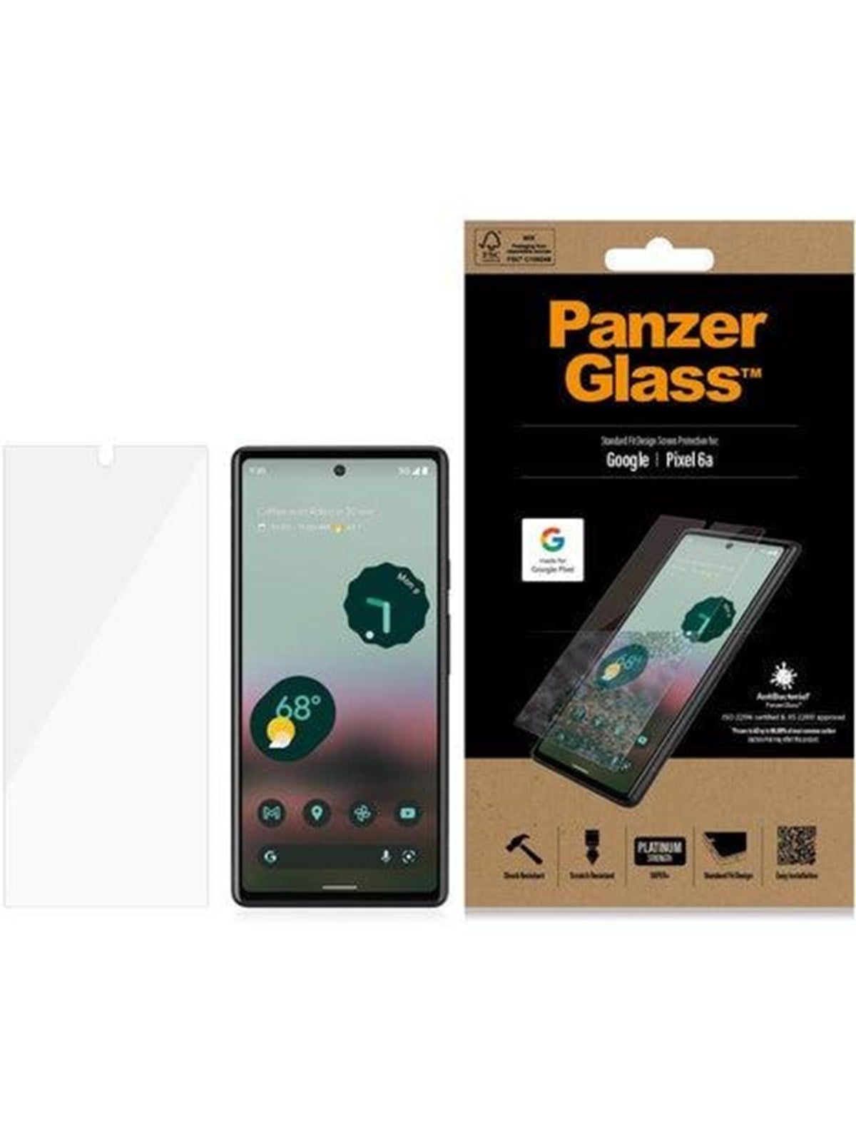 Panzerglass Screen Protector Google Pixel 6a - Handys Schutzfolie - Panzer4770