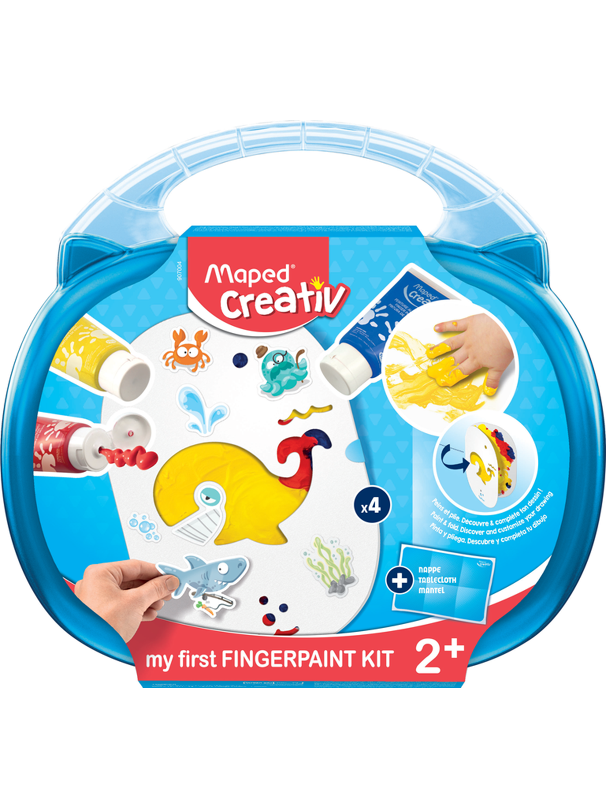 Maped Creativ Early Age: My First Fingerpaint Kit - Utensilien Zum Schreiben Und Zeichnen - 907004