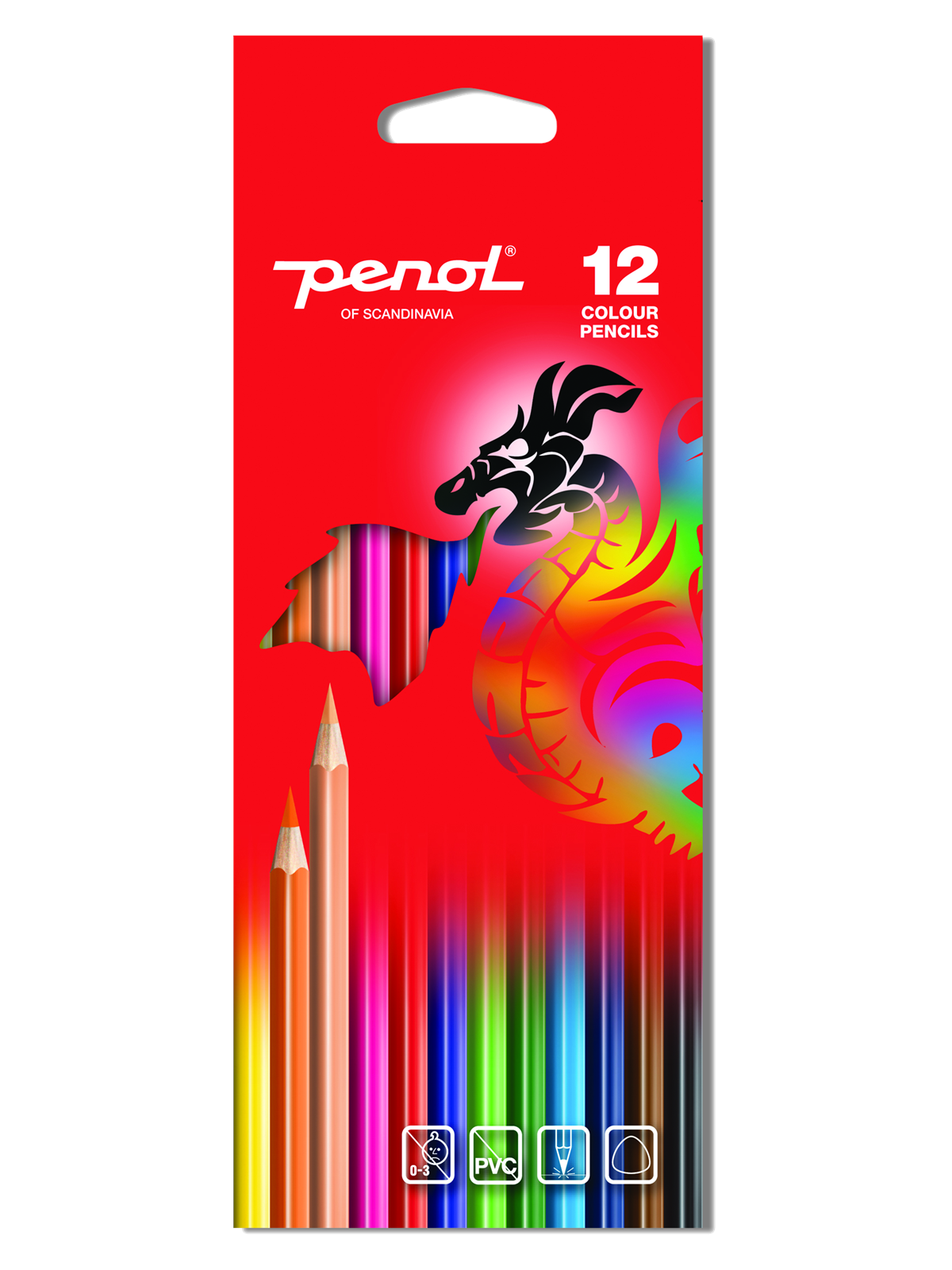 Penol Colour Pencils X12 - Utensilien Zum Schreiben Und Zeichnen - 16000109