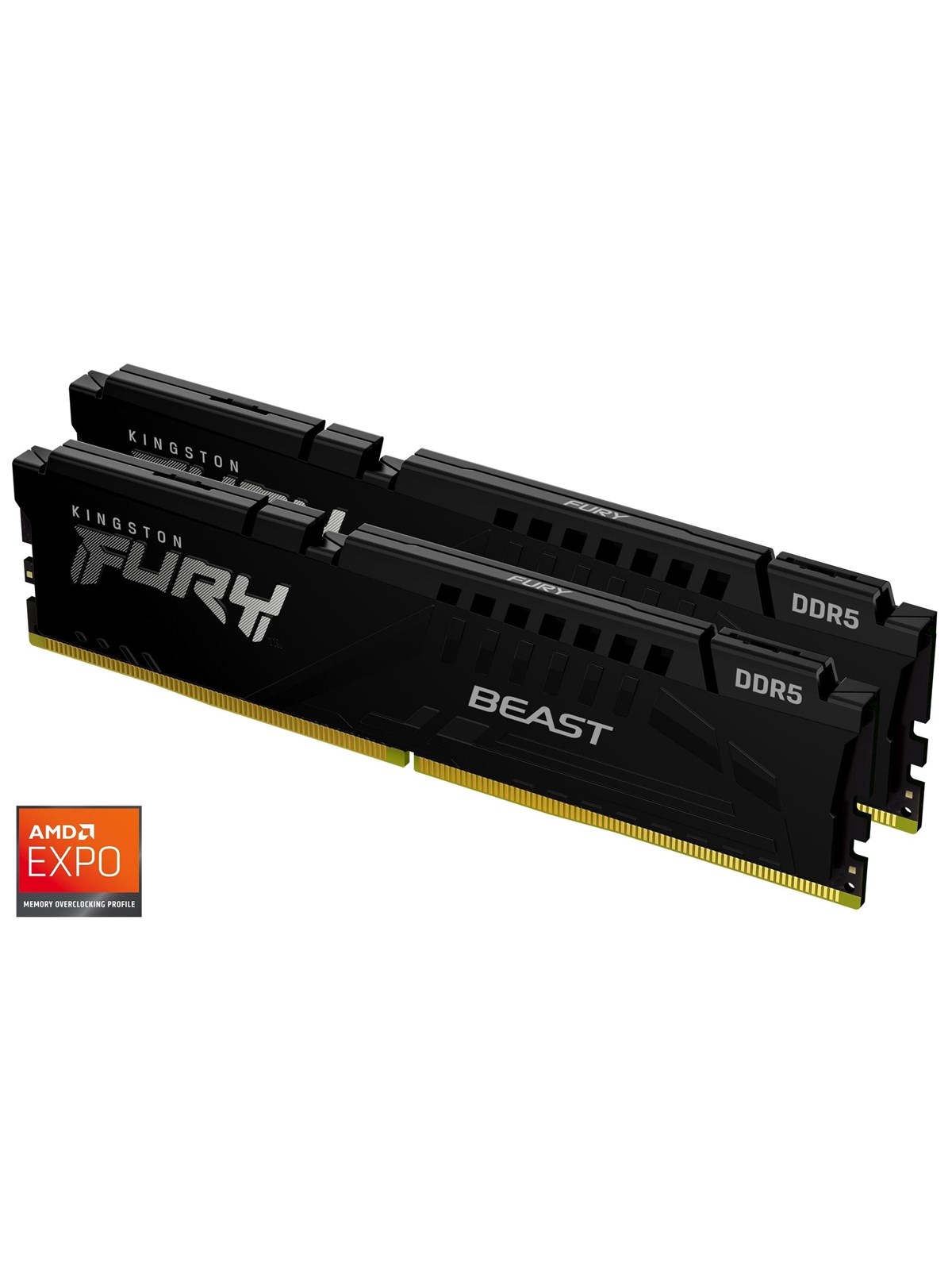 Kingston Fury Beast Ddr5-5600 - 64gb - Cl36 - Dual Channel (2 Pcs) - Amd Expo & Intel Xmp - Schwarz - Ram - Kf556c36bbek2-64