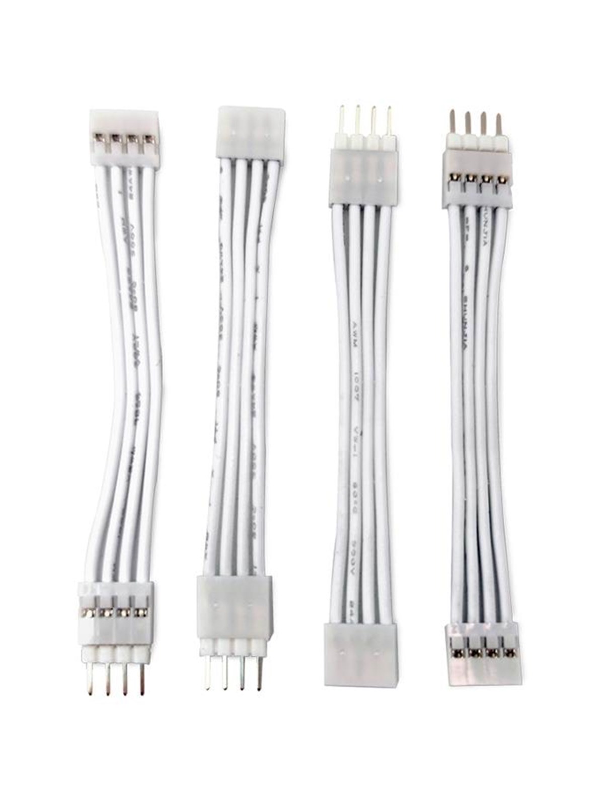 Light Solutions Cable For Philips Hue Gradient Lightstrip - 5cm - White - 4 Pcs - Smart Home - 5714255007411