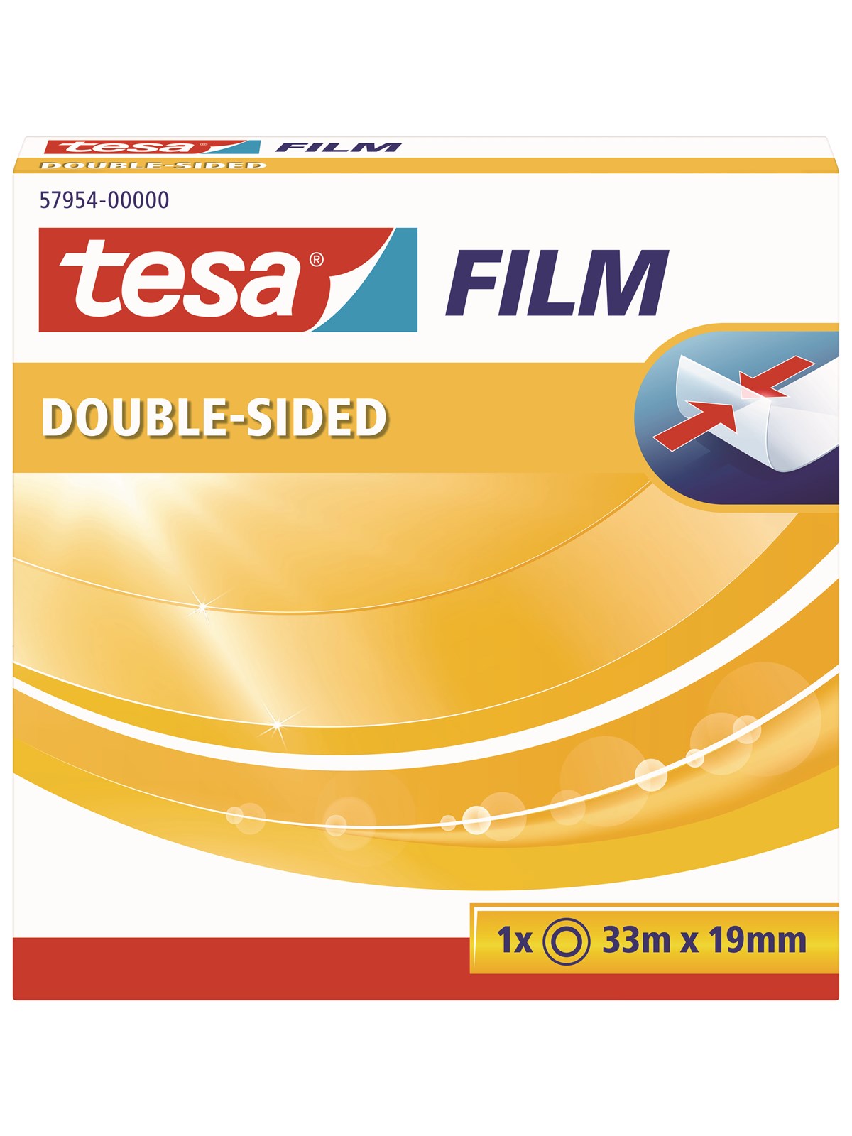 Tesa Film Double-sided Tape 33m x 19mm Transparent - Klebeband Und Kleber - 57954-00000-01