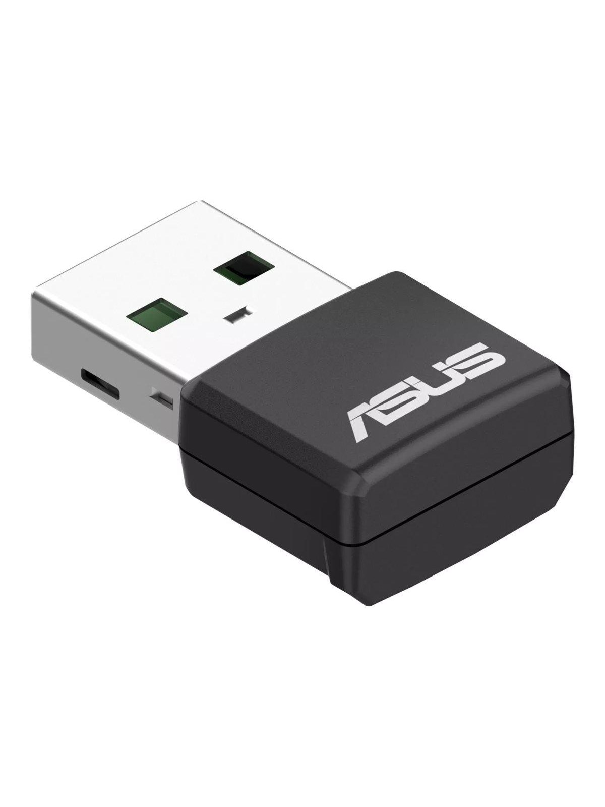 Asus Usb-ax55 Nano - Usb 2.0 -Wi-fi 6 - Mu-mimo - Netzwerkadapter Netzkarte Druckserver Usw - 90ig06x0-mo0b00