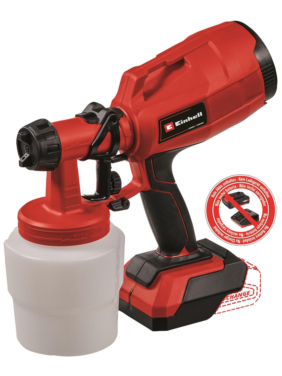 Einhell Cl.Paint Spray Sys (Spray Gun) Tc-sy 18/60 Li-solo - Haus Garten - 4260025