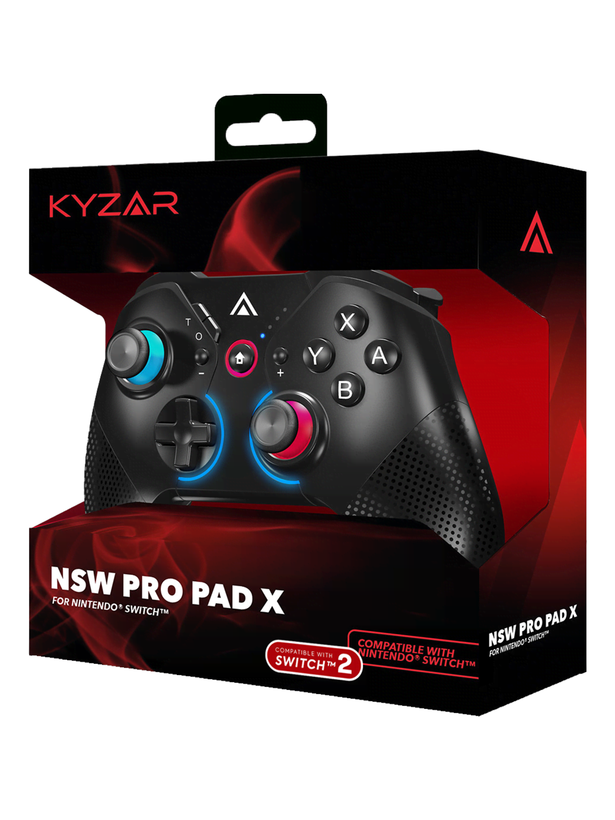 Kyzar Switch Pro - Black - Wireless Controller - Nintendo Switch 2 - Gaming Zubehoer - Kyzarnswpropadx