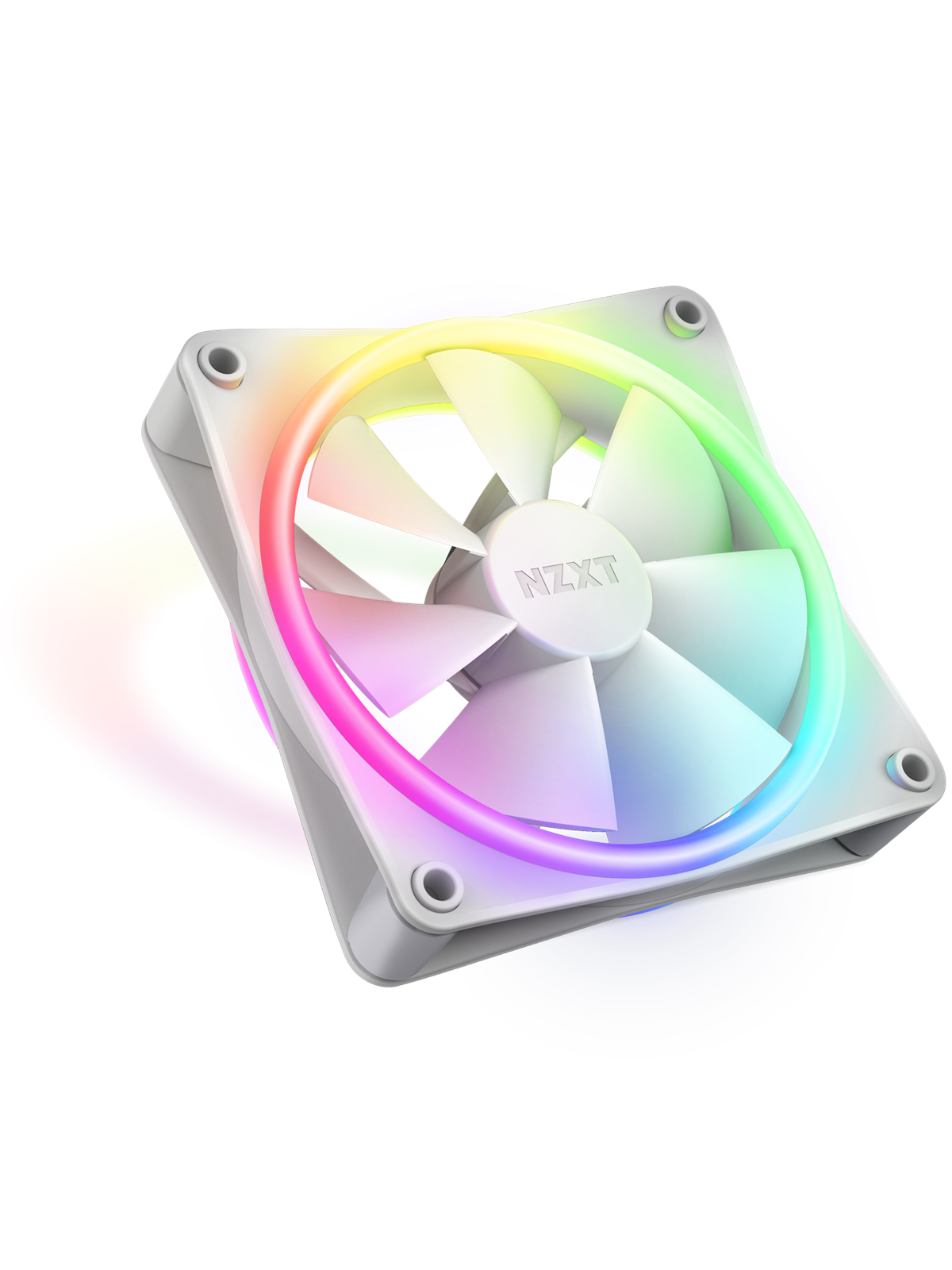 Nzxt F120 Rgb Duo - White - Gehäuselüfter - 120mm - Weiß - 29 Dba - Gehaeuseluefter - Rf-d12sf-w1