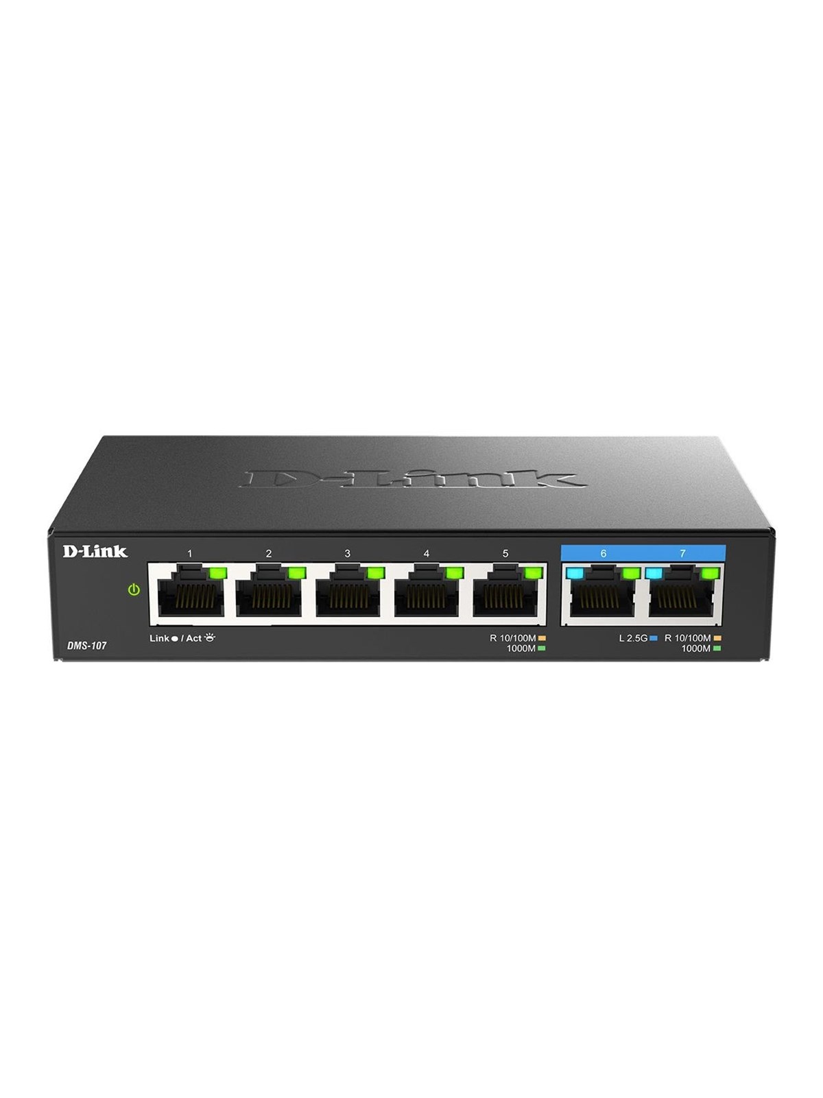 D-link Dms-107 7-port Multi-gigabit Unmanaged Switch - Switches - Dms-107/e