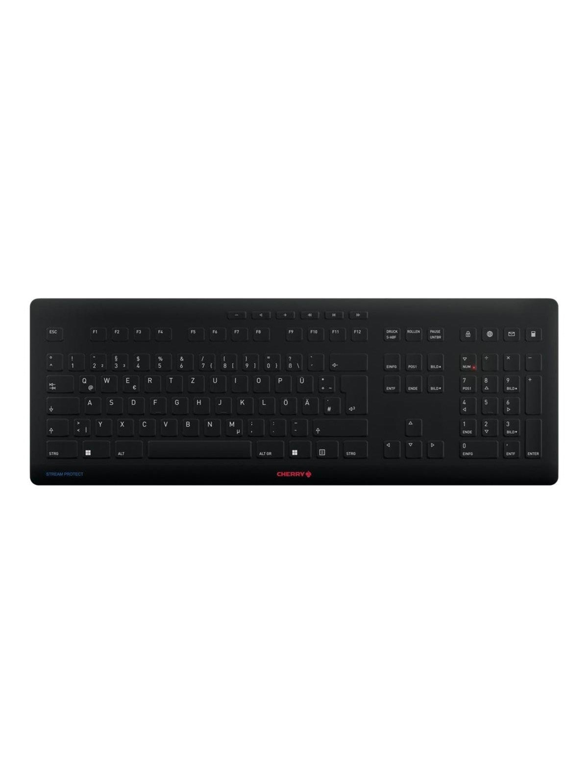 Cherry Stream - Keyboard - German - Tastaturen - Deutsch - Schwarz - Jk-8552de-2