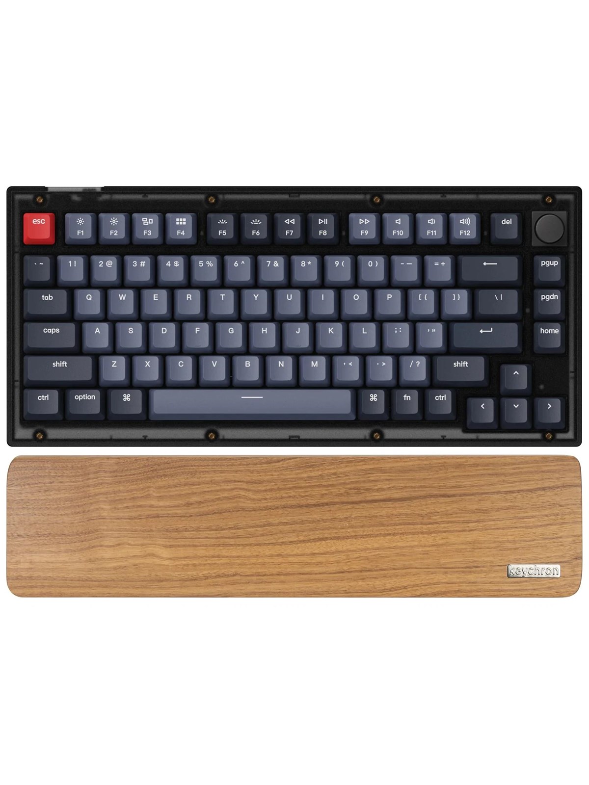 Keychron Walnut Wood Palmrest For V1 / Q9 - Handgelenkstütze - Braun - Tastaturen - Pr9