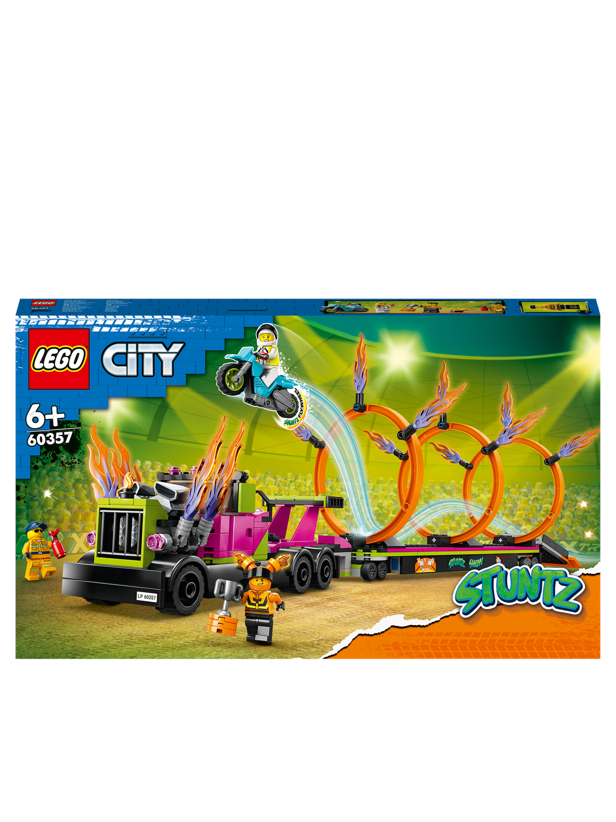 Lego City 60357 Stunttruck Mit Feuerreifen-challenge
