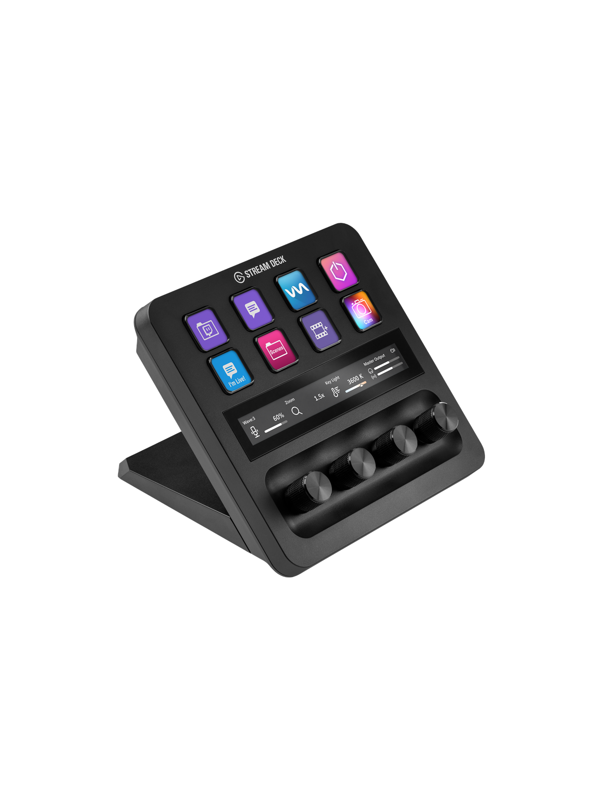 Elgato Stream Deck + - Schwarz - Streamingausruestung - 10gbd9901