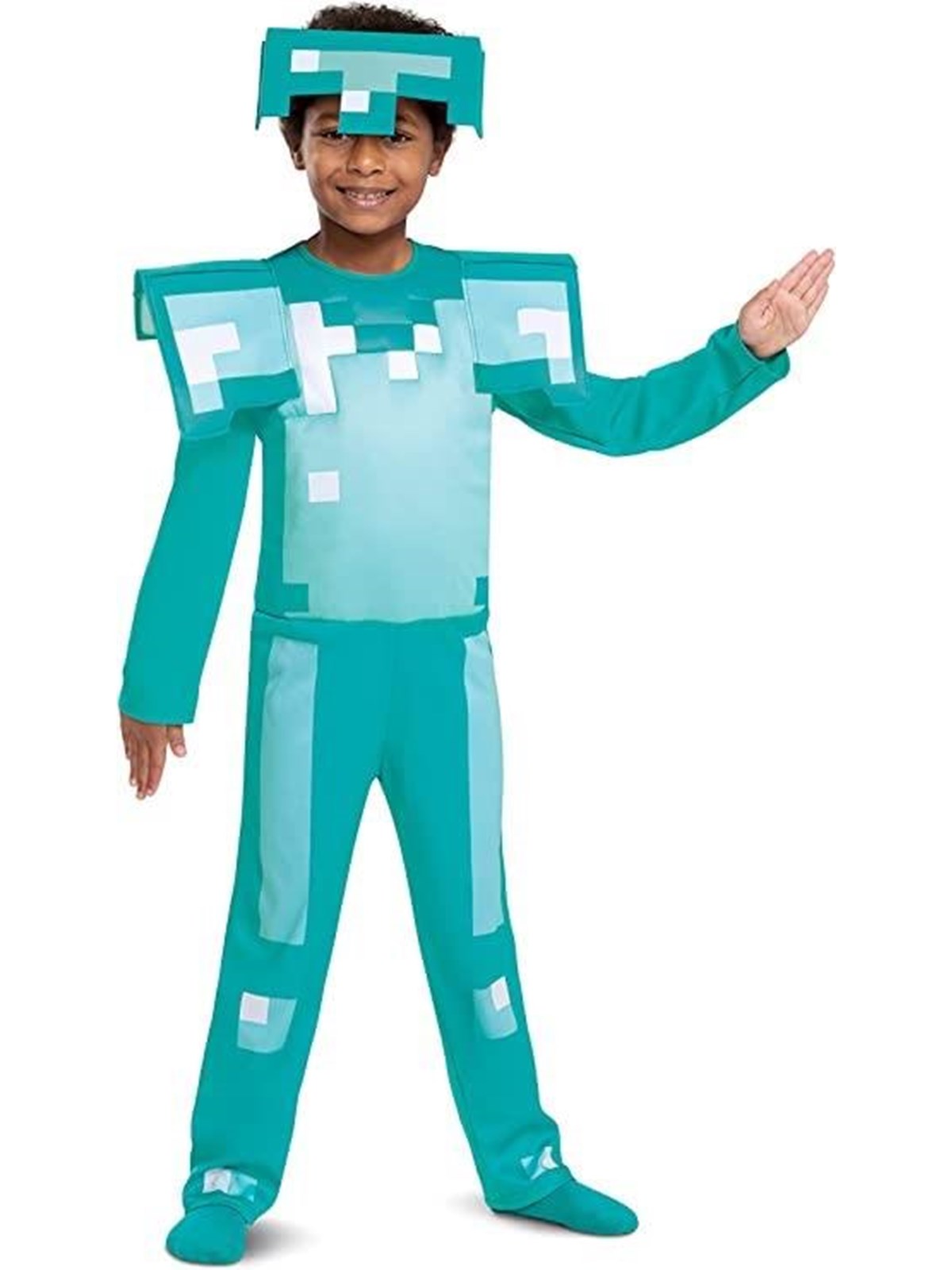 Jakks Disguise - Minecraft Costume - Diamond Armor (116 cm) - Kostueme - 115789l-15l-6