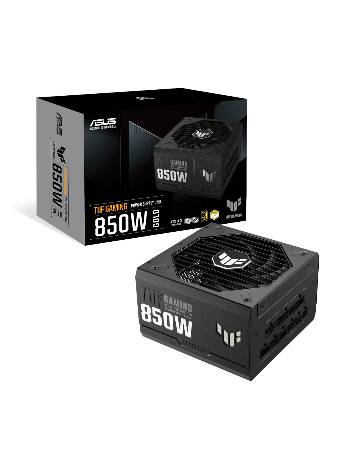 Asus Tuf Gaming 850g Netzteile - 850 Watt - 135 mm - Atx 3.1 - 80 Plus Gold Zertifiziert - 90ye00s2-b0na00