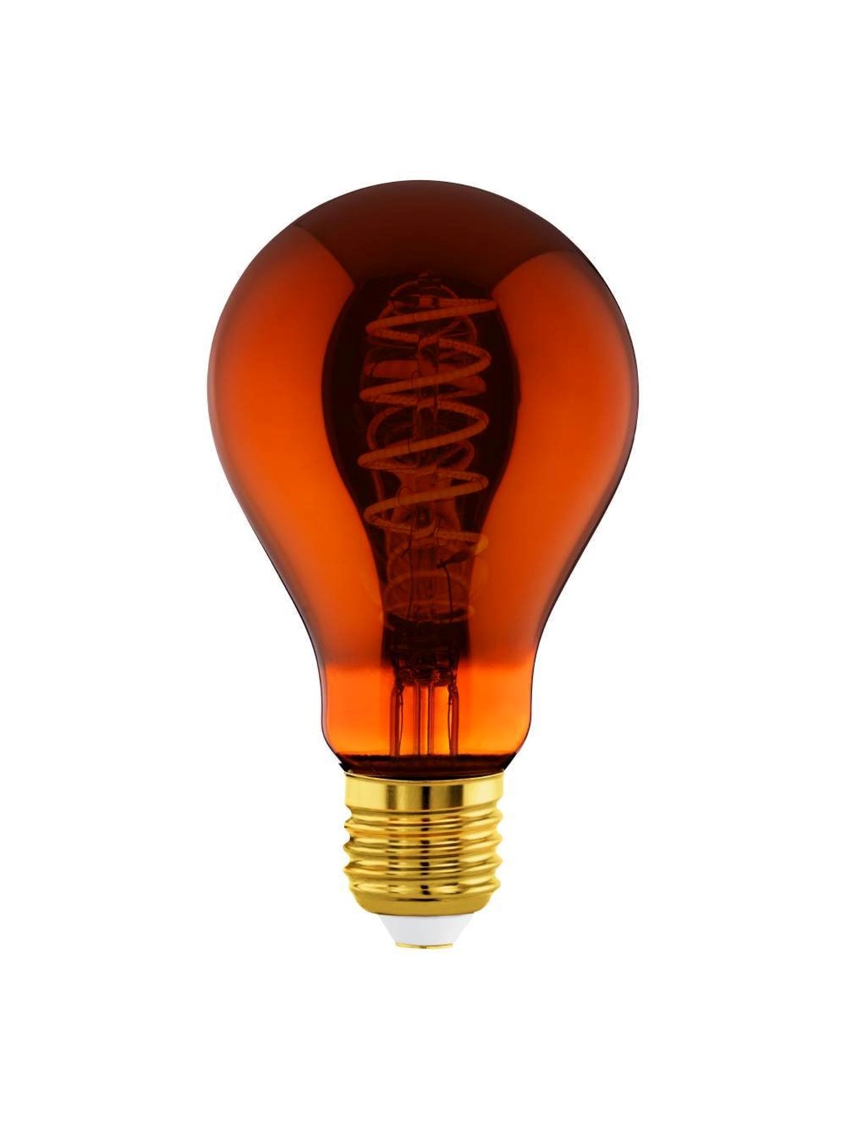 Eglo Led-lampe A75 Spiral 4w/820 30 Lumen Copper Dimmable E27 - Led Birnen - 110089