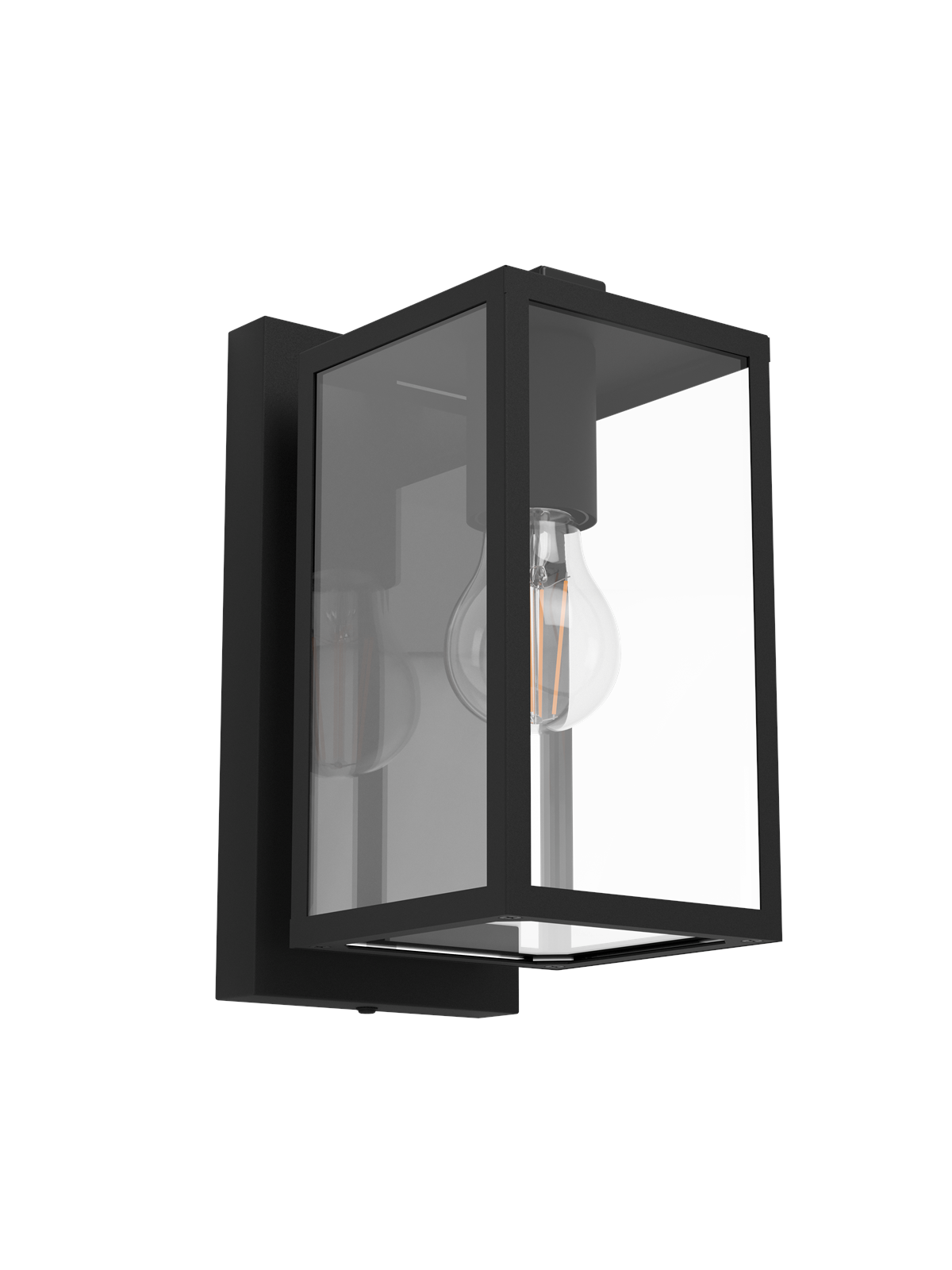 EGLO BUDRONE outdoor wall lamp black Image