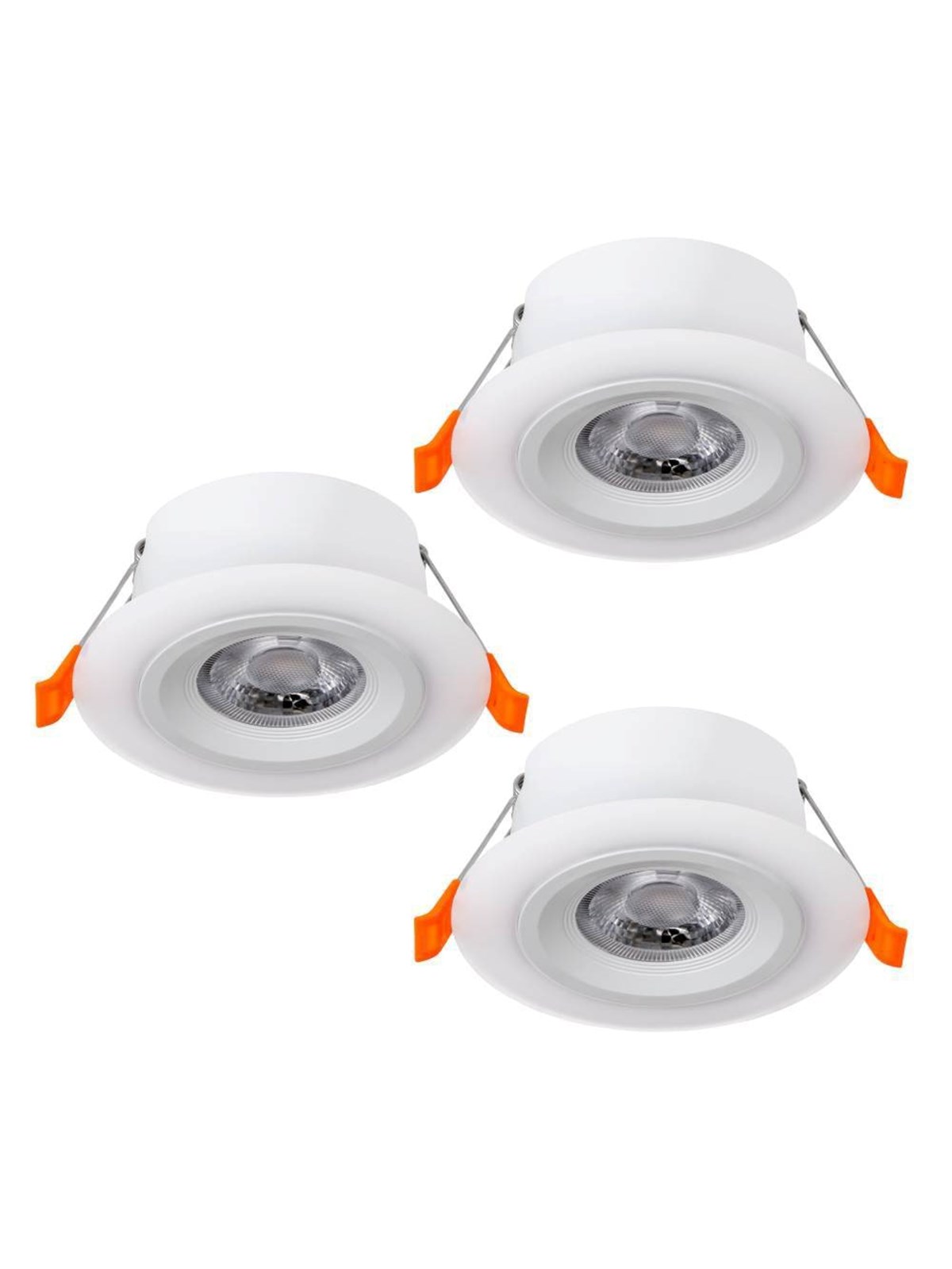 EGLO CALONGE recessed spotlight Ø100 mm white 3-pack Image