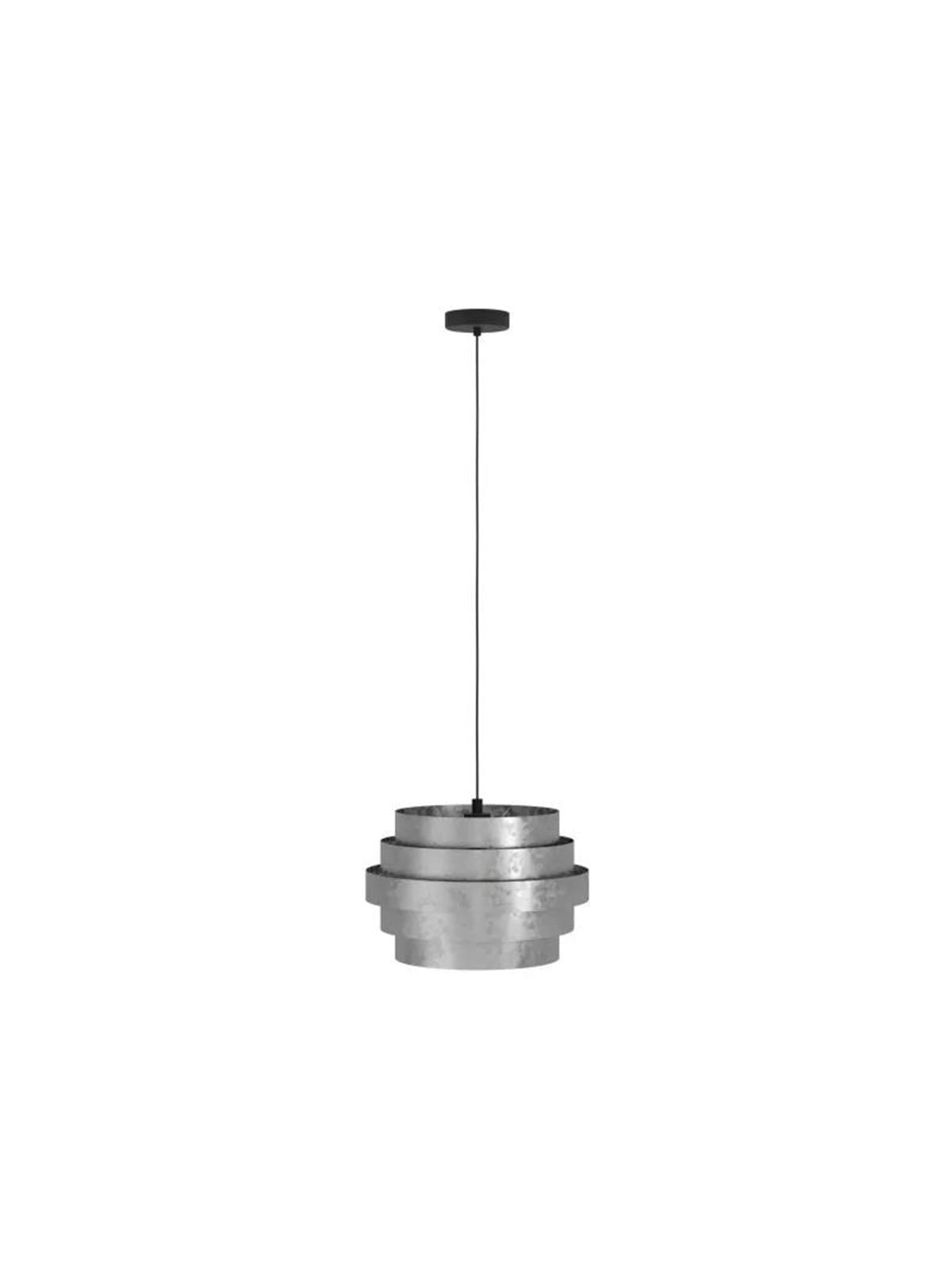 Eglo Driffild Pendant Zinc/black - Lampen - 43857