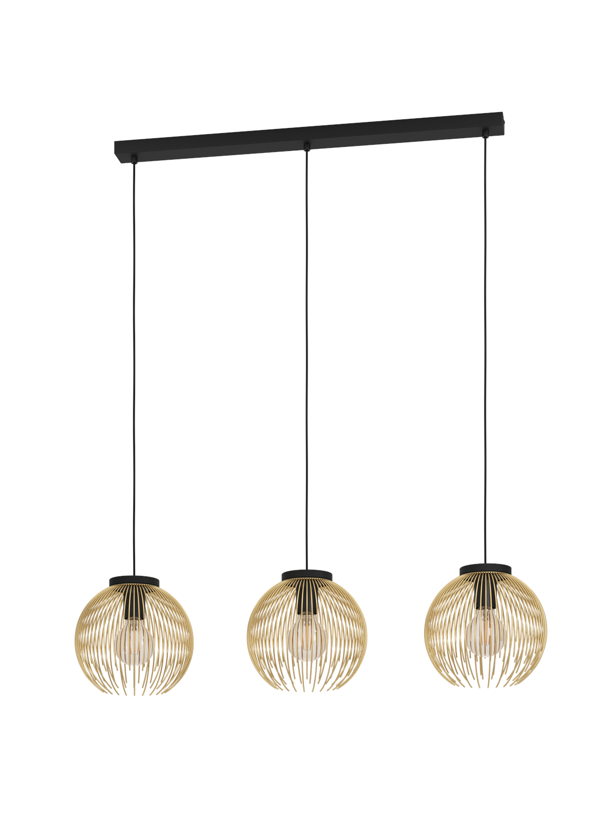 Eglo Venezuela Schwarz, Gold - Lampen - 900167