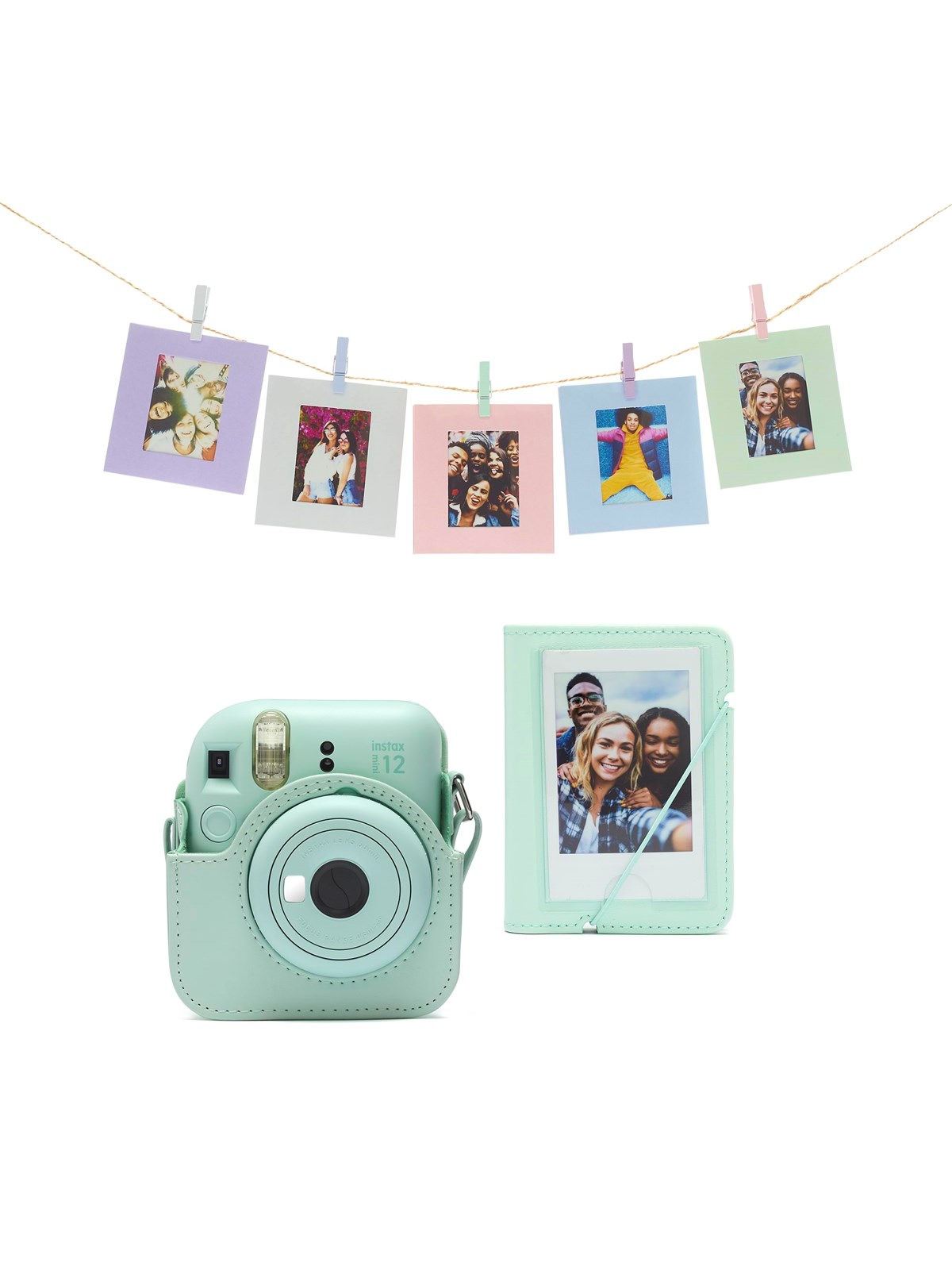 Fujifilm Instax Mini 12 Accessory Kit - Mint Green - Foto Video Zubehoer - 70100157479